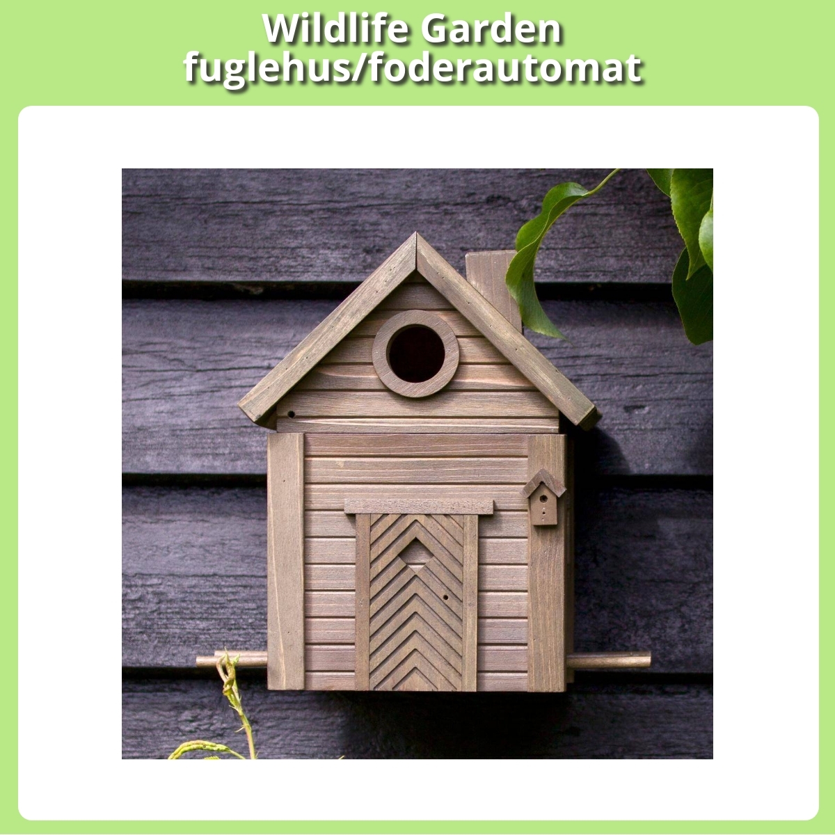 Anmeldelse af Wildlife Garden fuglehus/foderautomat