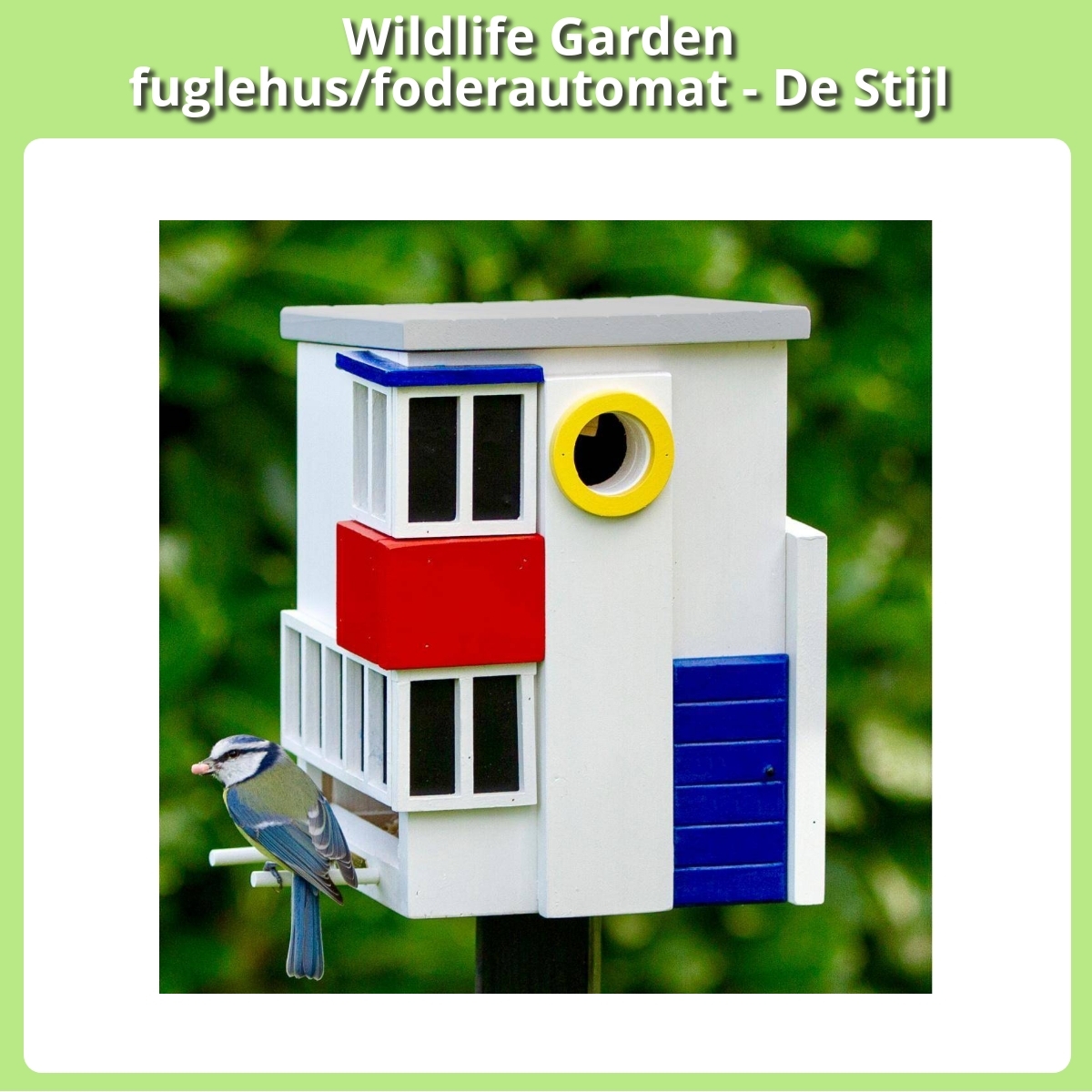 Anmeldelse af Wildlife Garden fuglehus/foderautomat - De Stijl