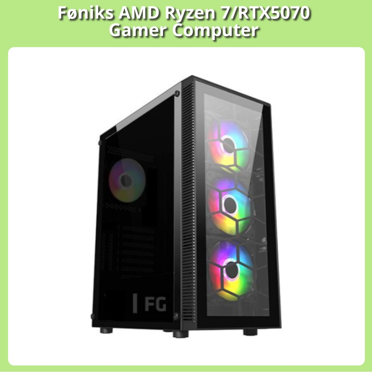 Anmeldelse af Føniks AMD Ryzen 7/RTX5070 Gamer Computer