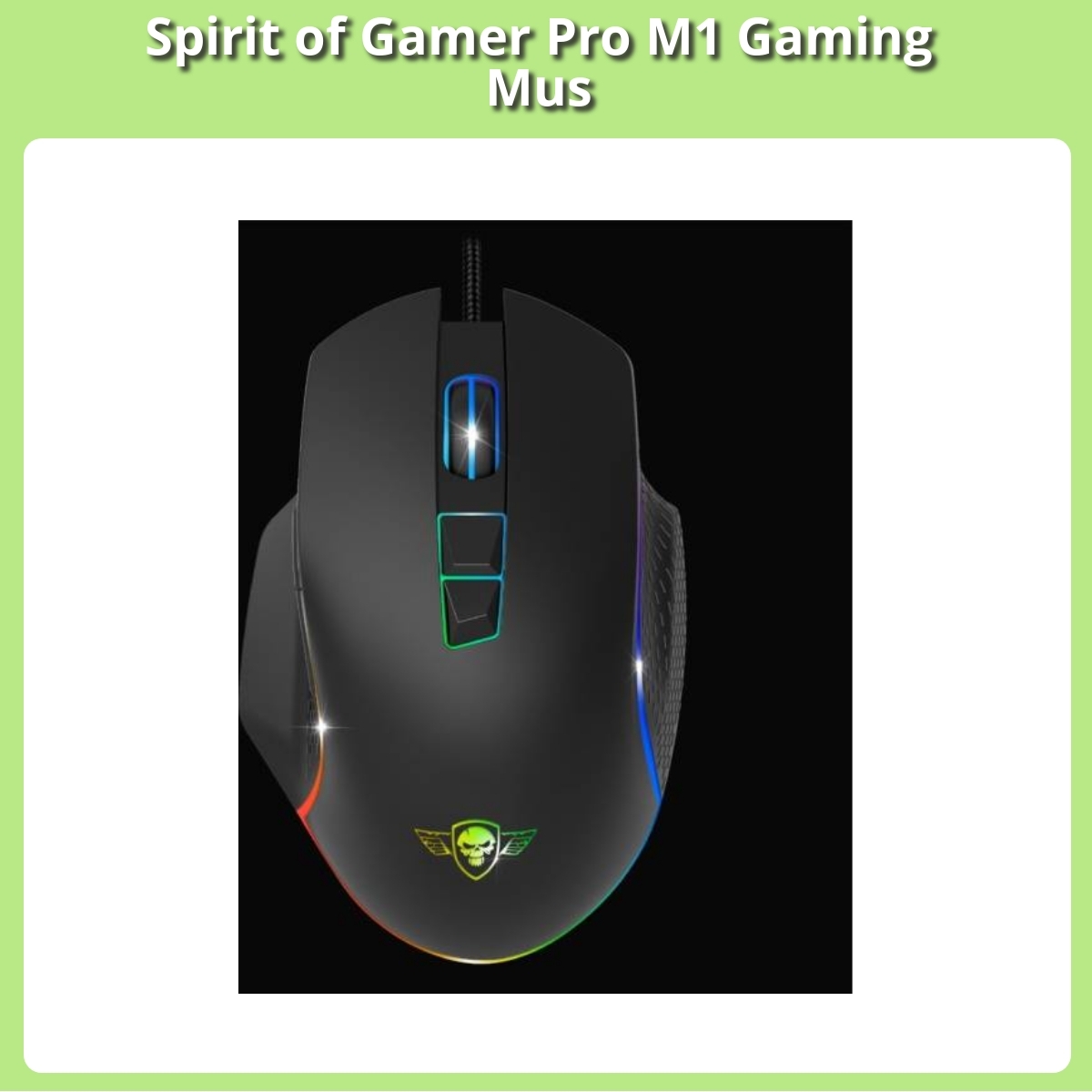 Anmeldelse af Spirit of Gamer Pro M1 Gaming Mus