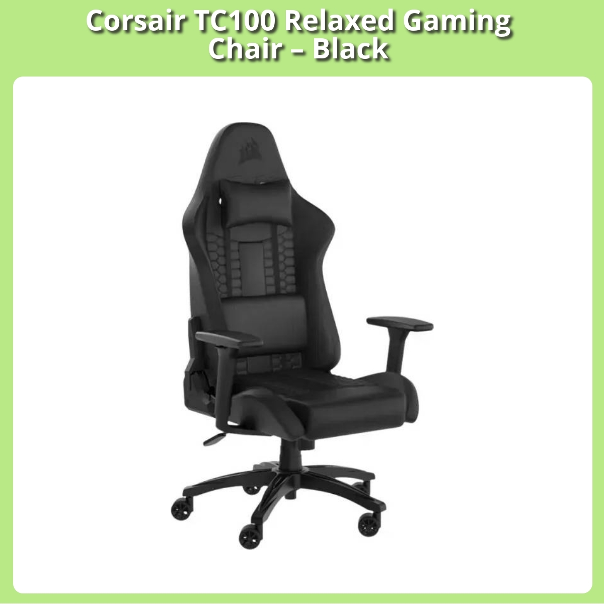 Anmeldelse af Corsair TC100 Relaxed Gaming Chair – Black