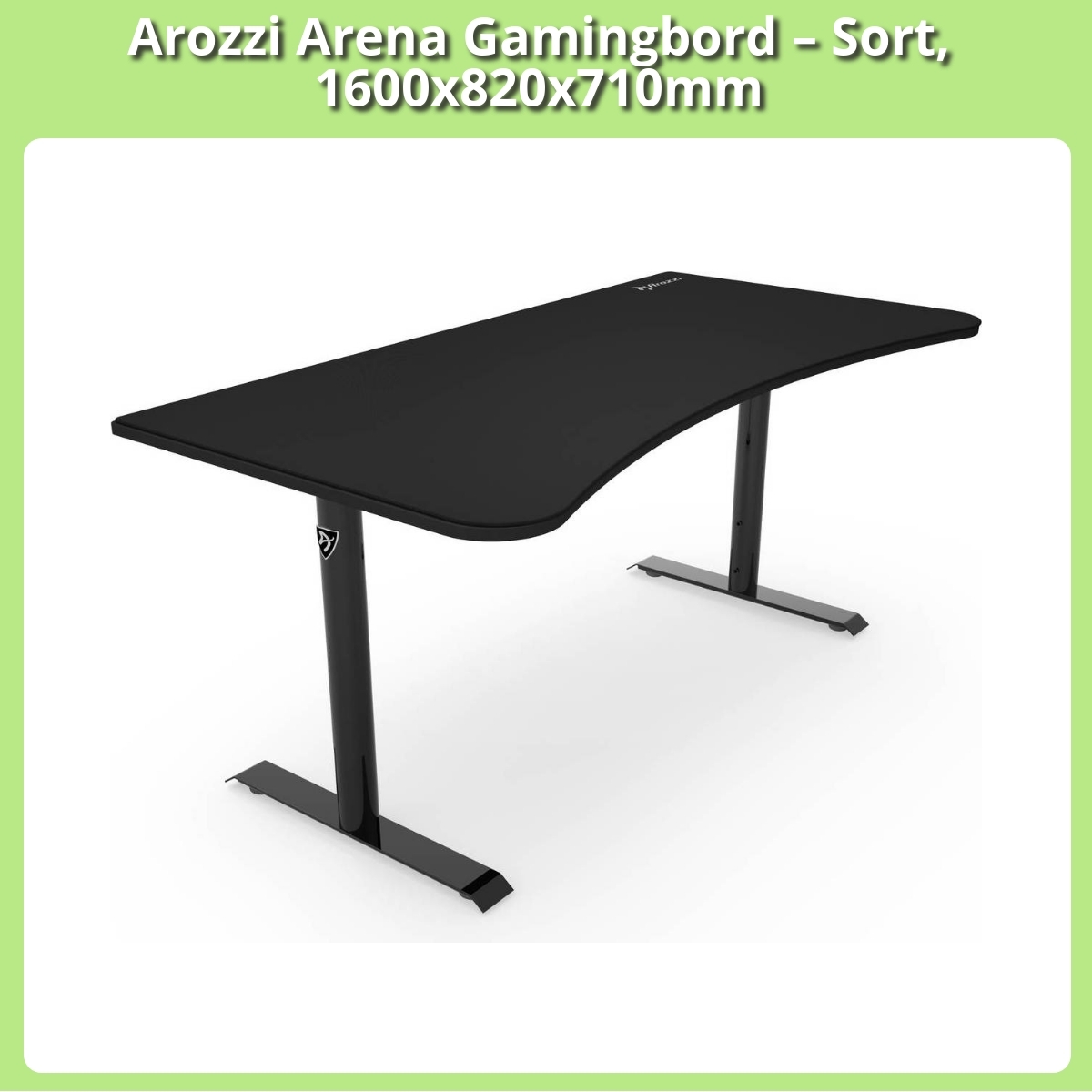 Anmeldelse af Arozzi Arena Gamingbord – Sort, 1600x820x710mm