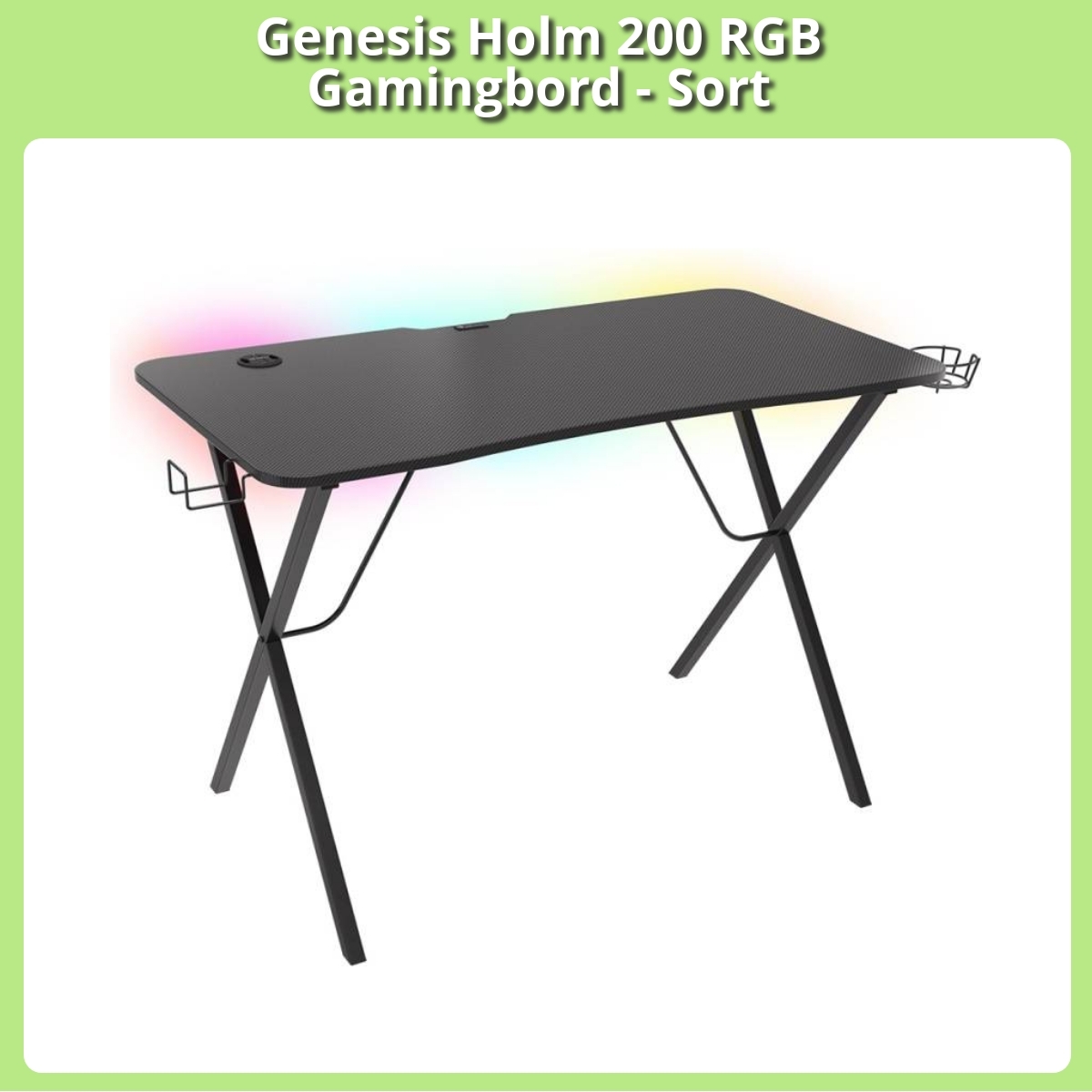 Anmeldelse af Genesis Holm 200 RGB Gamingbord - Sort