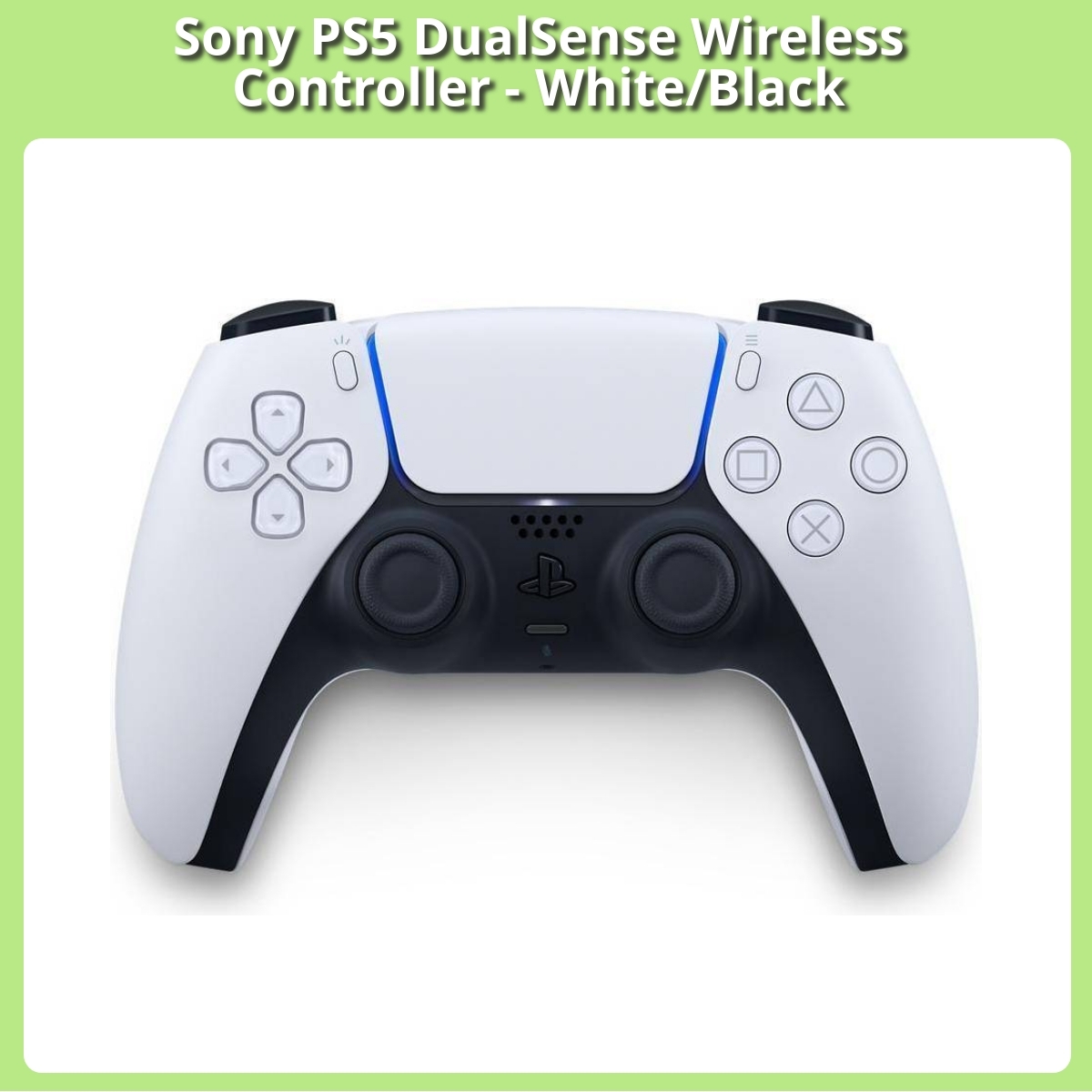 Anmeldelse af Sony PS5 DualSense Wireless Controller - White/Black