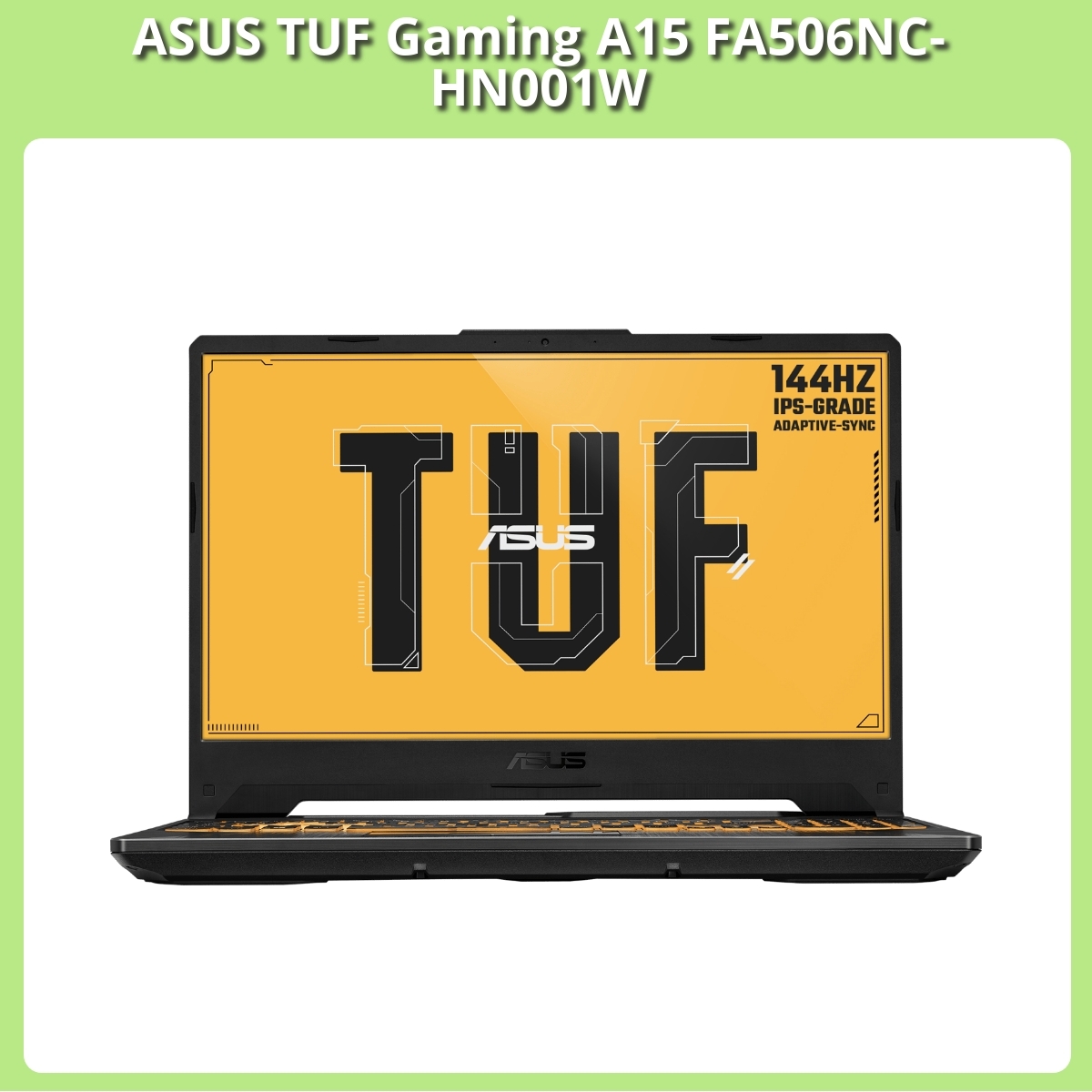 Anmeldelse af ASUS TUF Gaming A15 FA506NC-HN001W