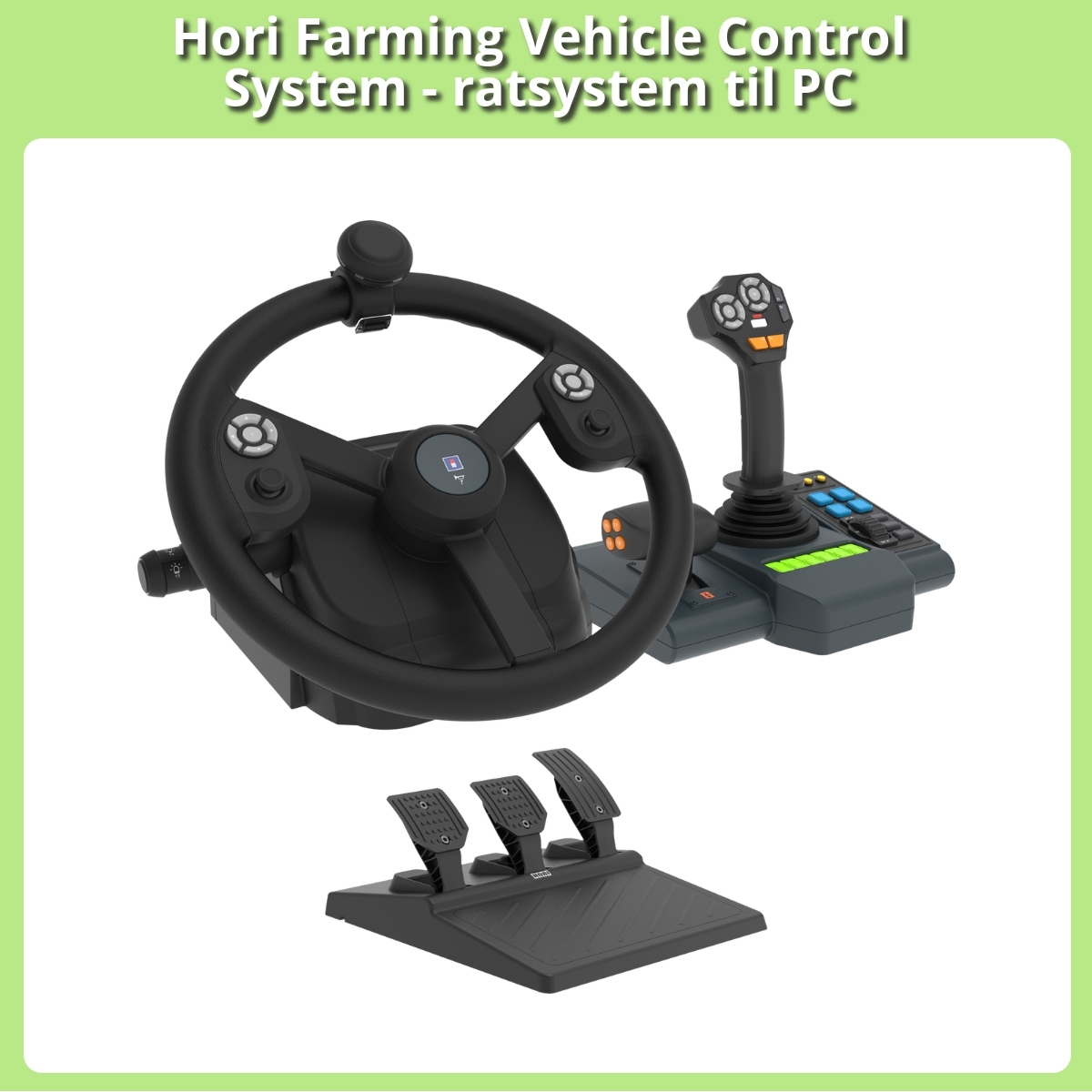 Anmeldelse af Hori Farming Vehicle Control System - ratsystem til PC
