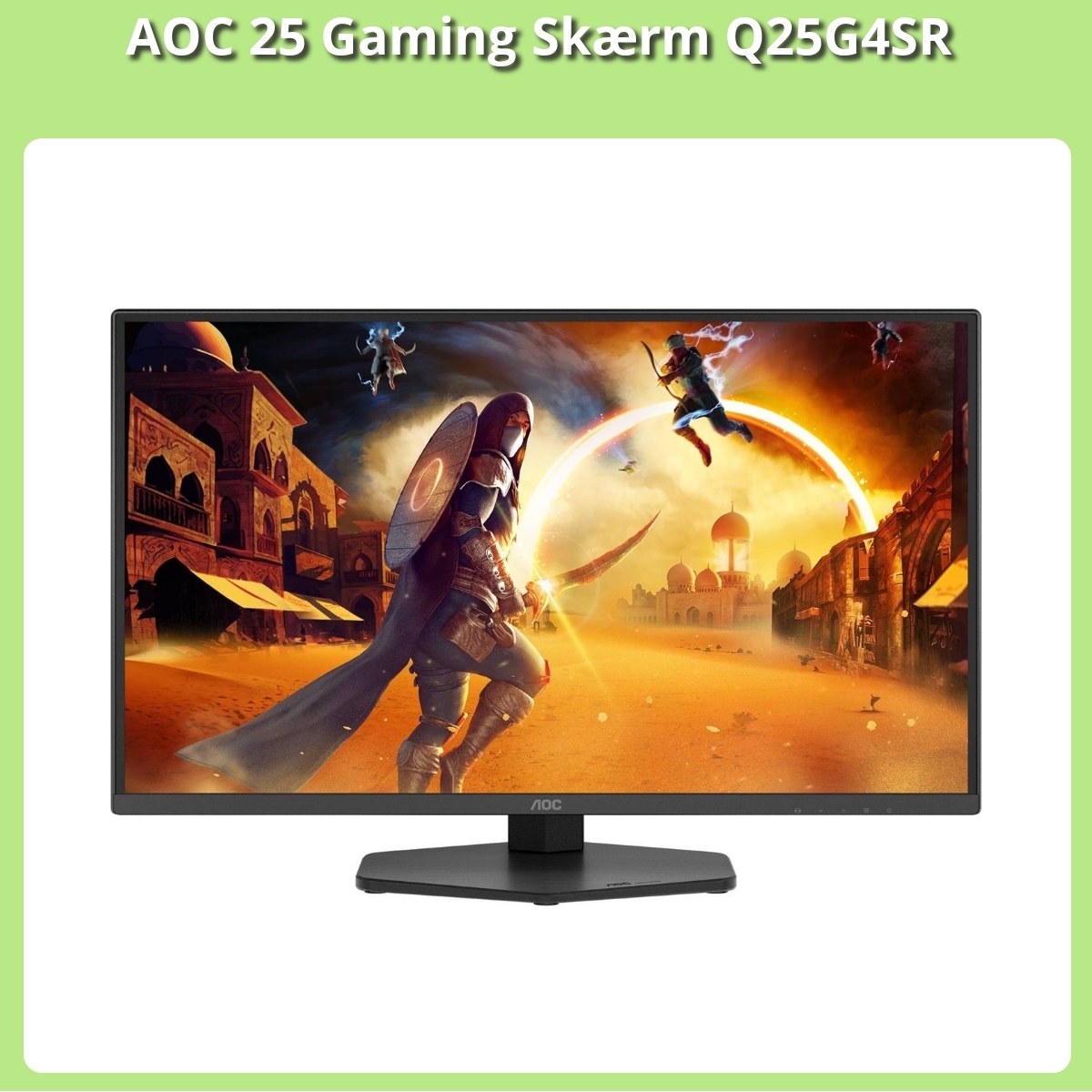 Anmeldelse af AOC 25 Gaming Skærm Q25G4SR