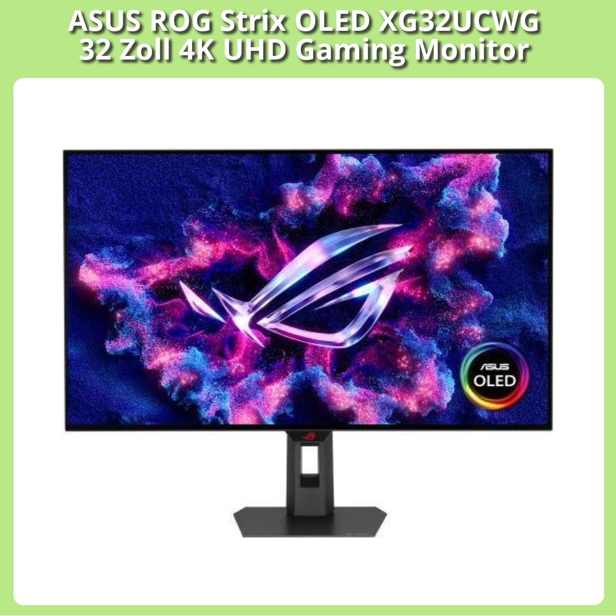 Anmeldelse af ASUS ROG Strix OLED XG32UCWG 32 Zoll 4K UHD Gaming Monitor