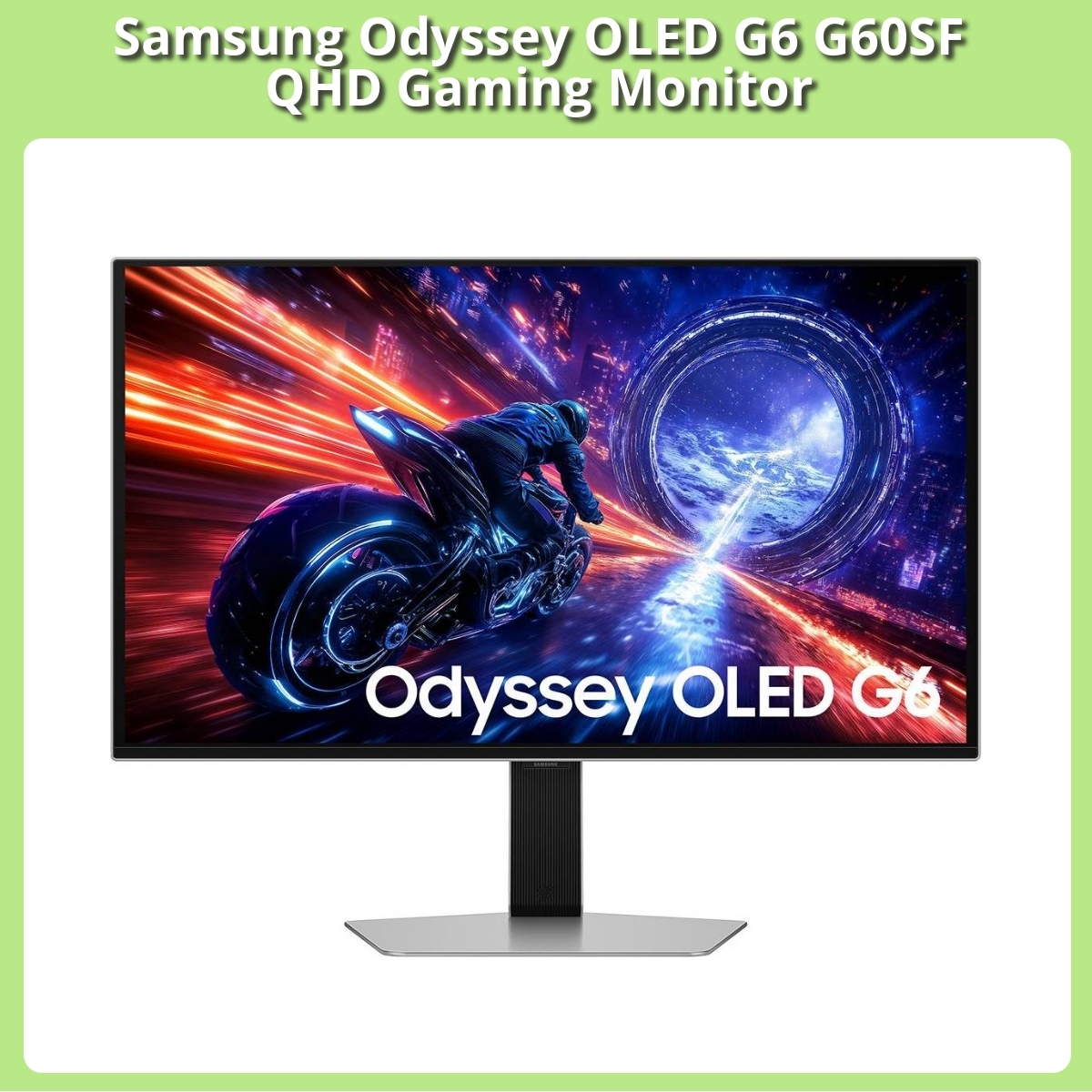 Anmeldelse af Samsung Odyssey OLED G6 G60SF QHD Gaming Monitor