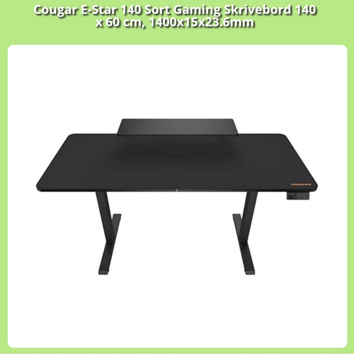 Anmeldelse af Cougar E-Star 140 Sort Gaming Skrivebord 140 x 60 cm, 1400x15x23.6mm
