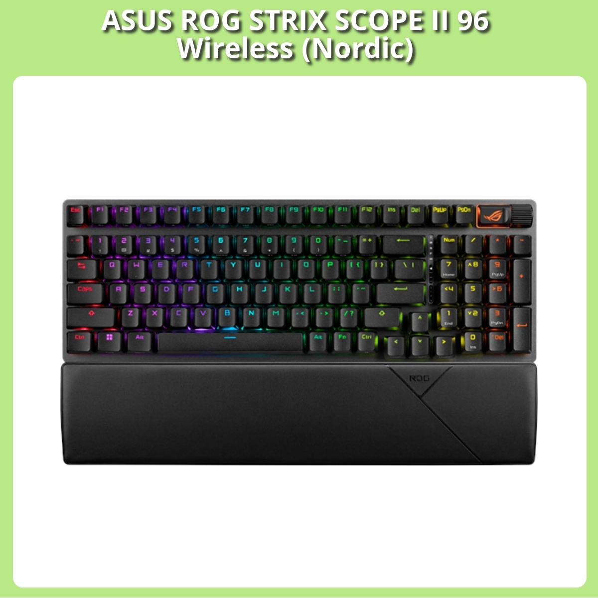 Anmeldelse af ASUS ROG STRIX SCOPE II 96 Wireless (Nordic)