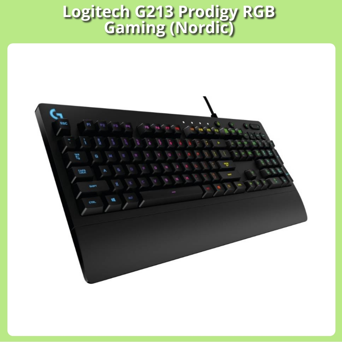 Anmeldelse af Logitech G213 Prodigy RGB Gaming (Nordic)