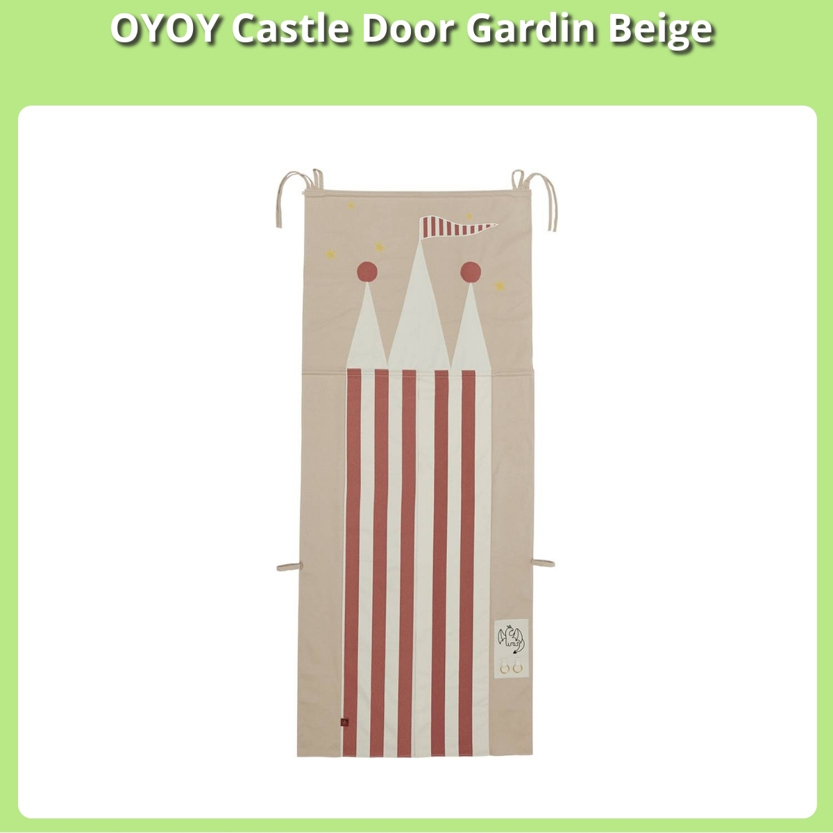 Anmeldelse af OYOY Castle Door Gardin Beige
