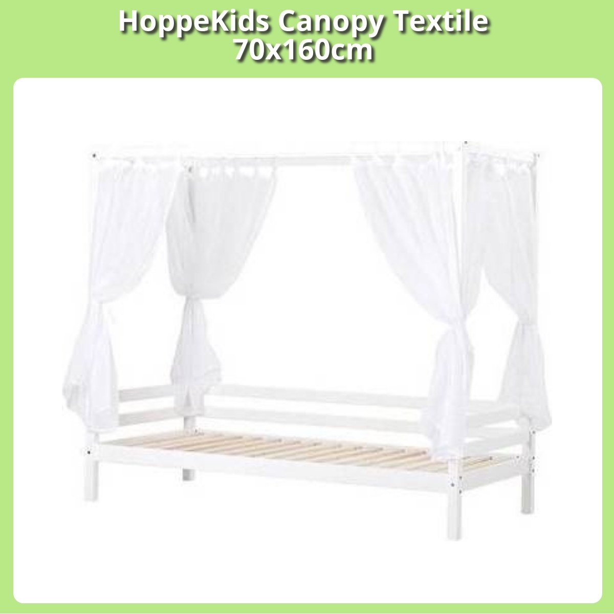 Anmeldelse af HoppeKids Canopy Textile 70x160cm