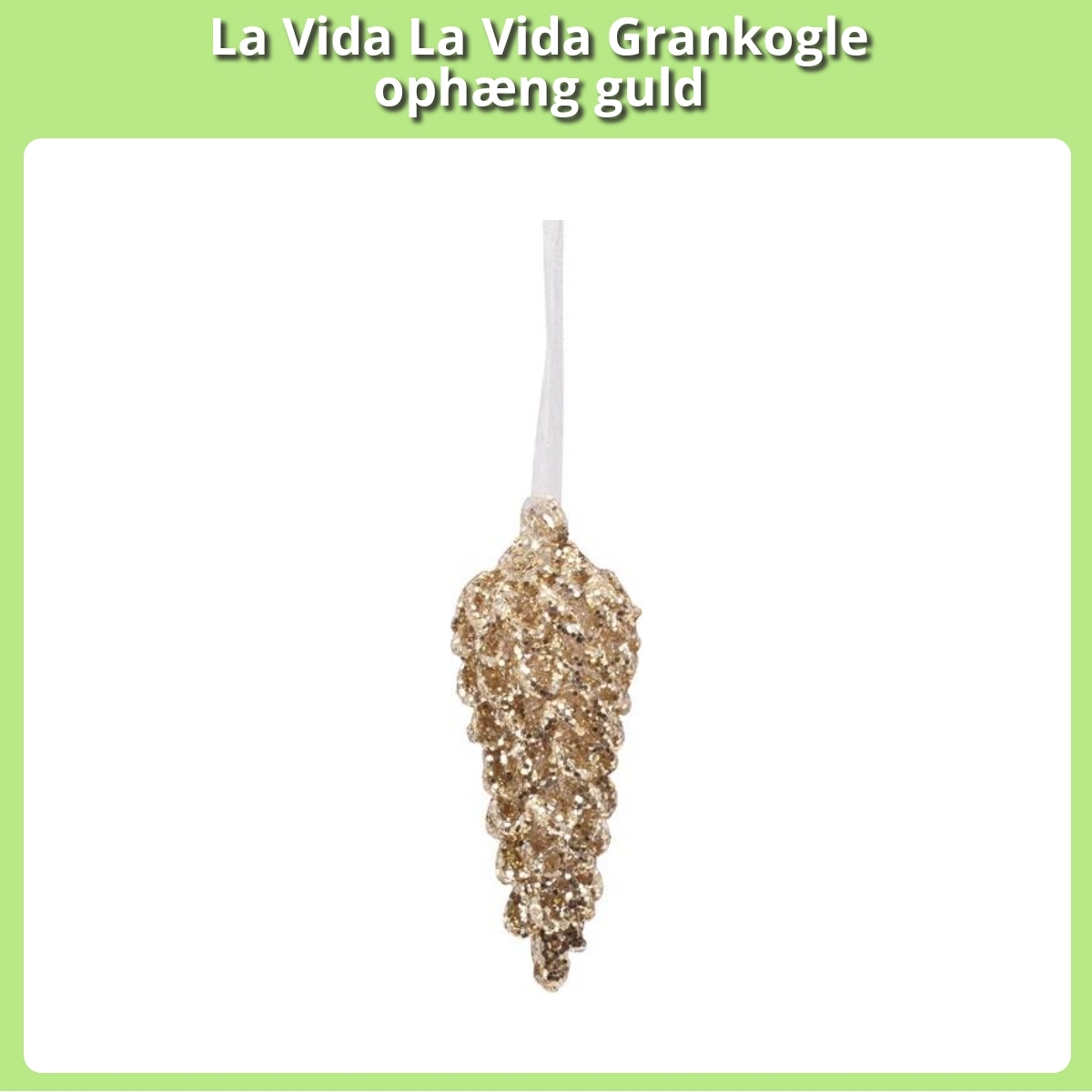 Anmeldelse af La Vida La Vida Grankogle ophæng guld