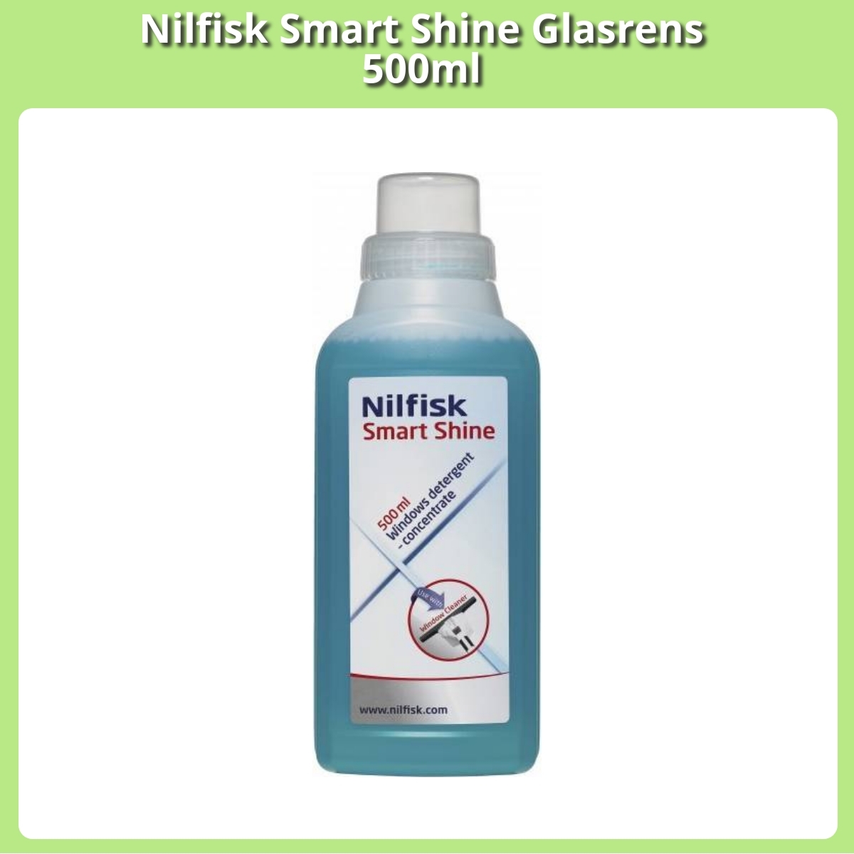 Anmeldelse af Nilfisk Smart Shine Glasrens 500ml