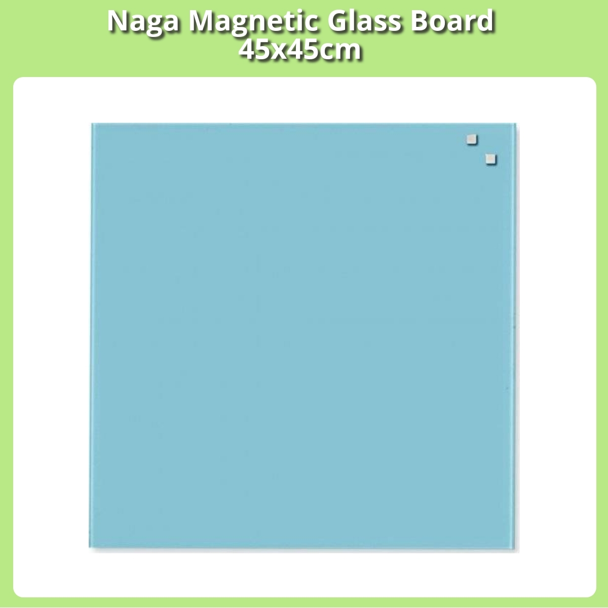 Anmeldelse af Naga Magnetic Glass Board 45x45cm