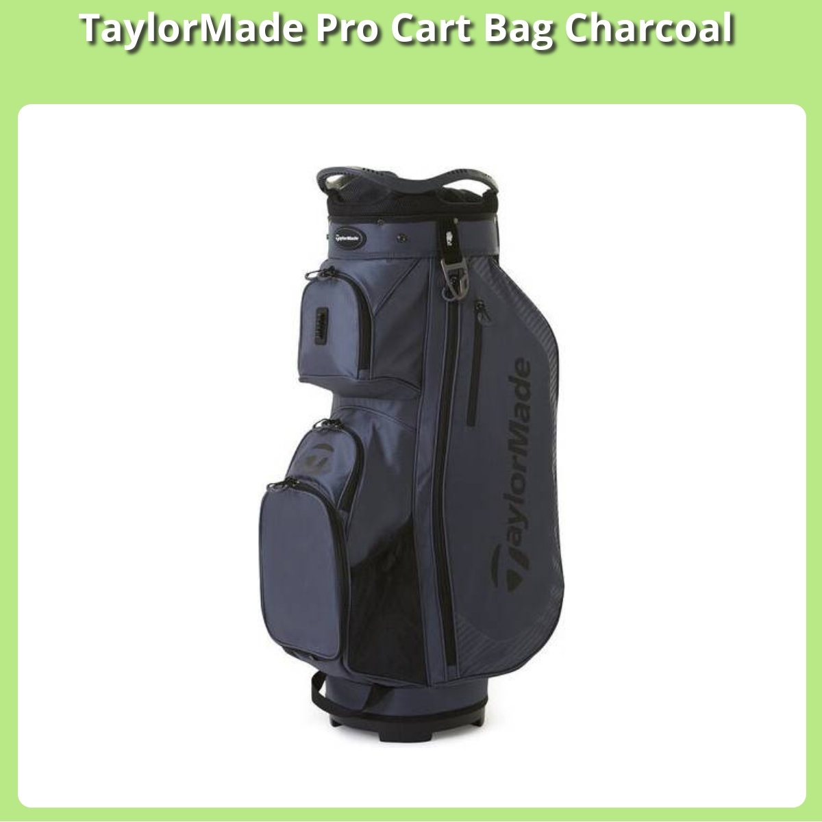 Anmeldelse af TaylorMade Pro Cart Bag Charcoal