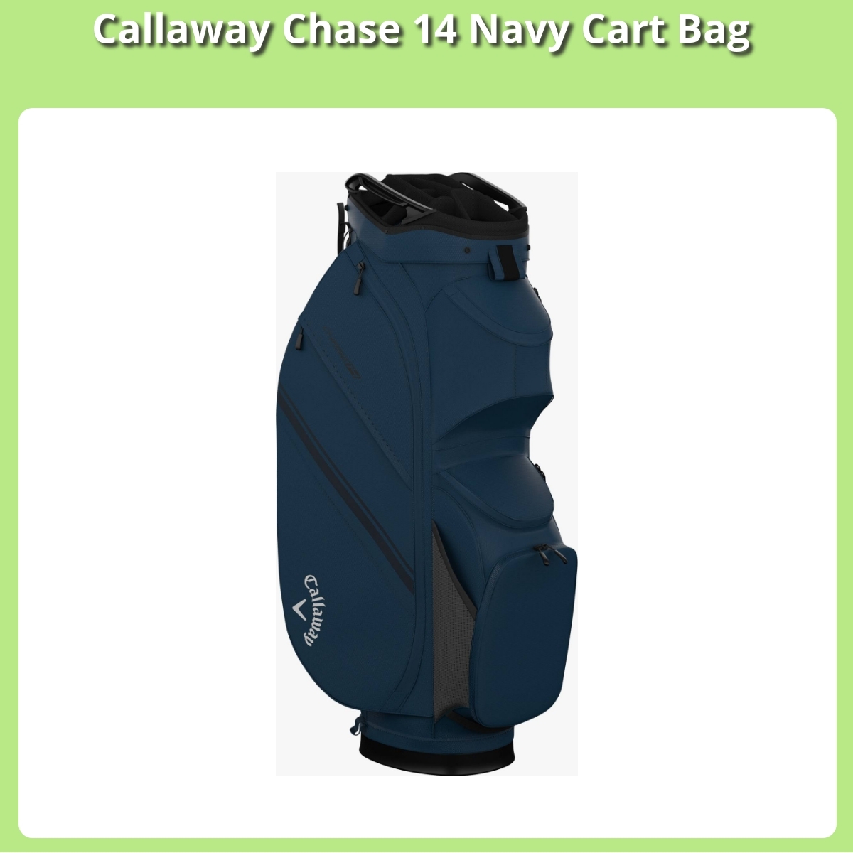 Anmeldelse af Callaway Chase 14 Navy Cart Bag