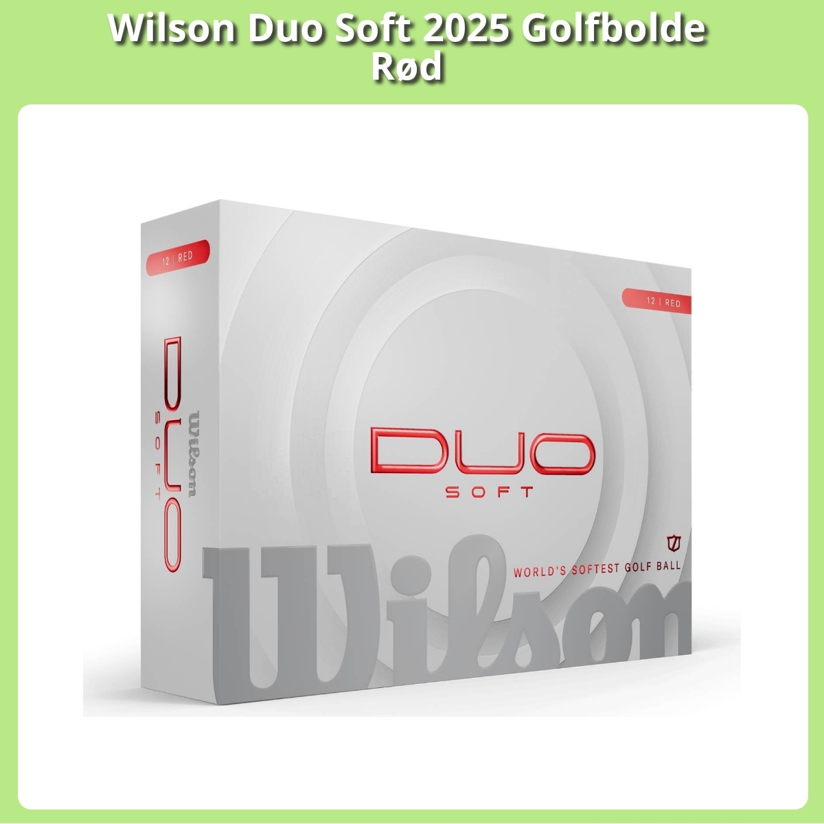 Anmeldelse af Wilson Duo Soft 2025 Golfbolde Rød