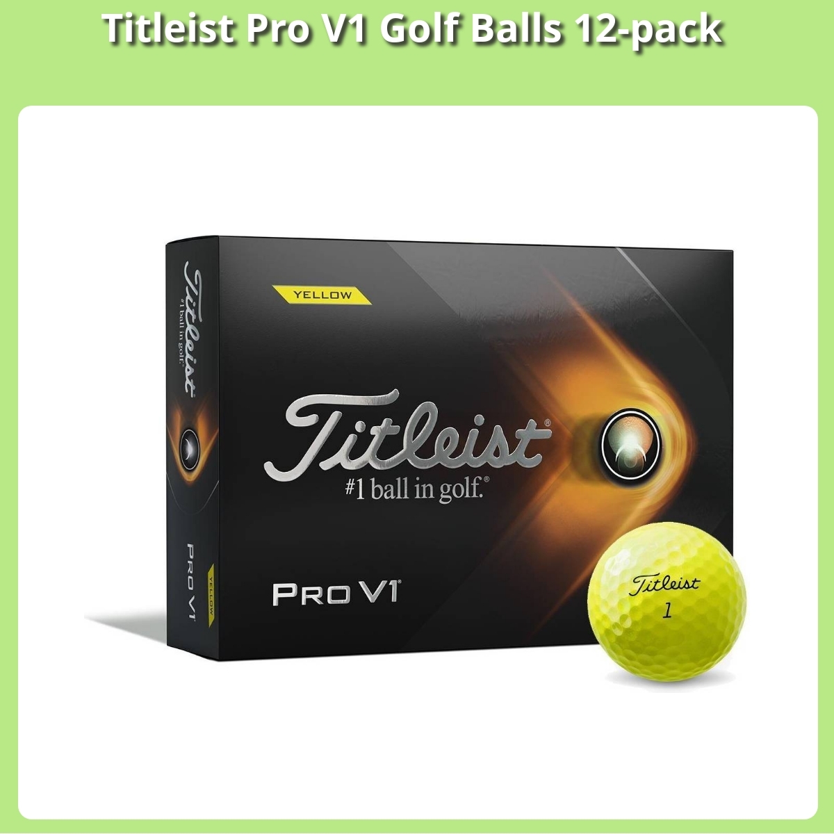 Anmeldelse af Titleist Pro V1 Golf Balls 12-pack