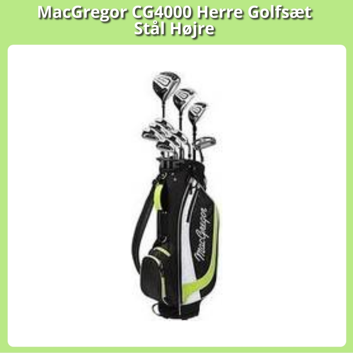 Anmeldelse af MacGregor CG4000 Herre Golfsæt Stål Højre