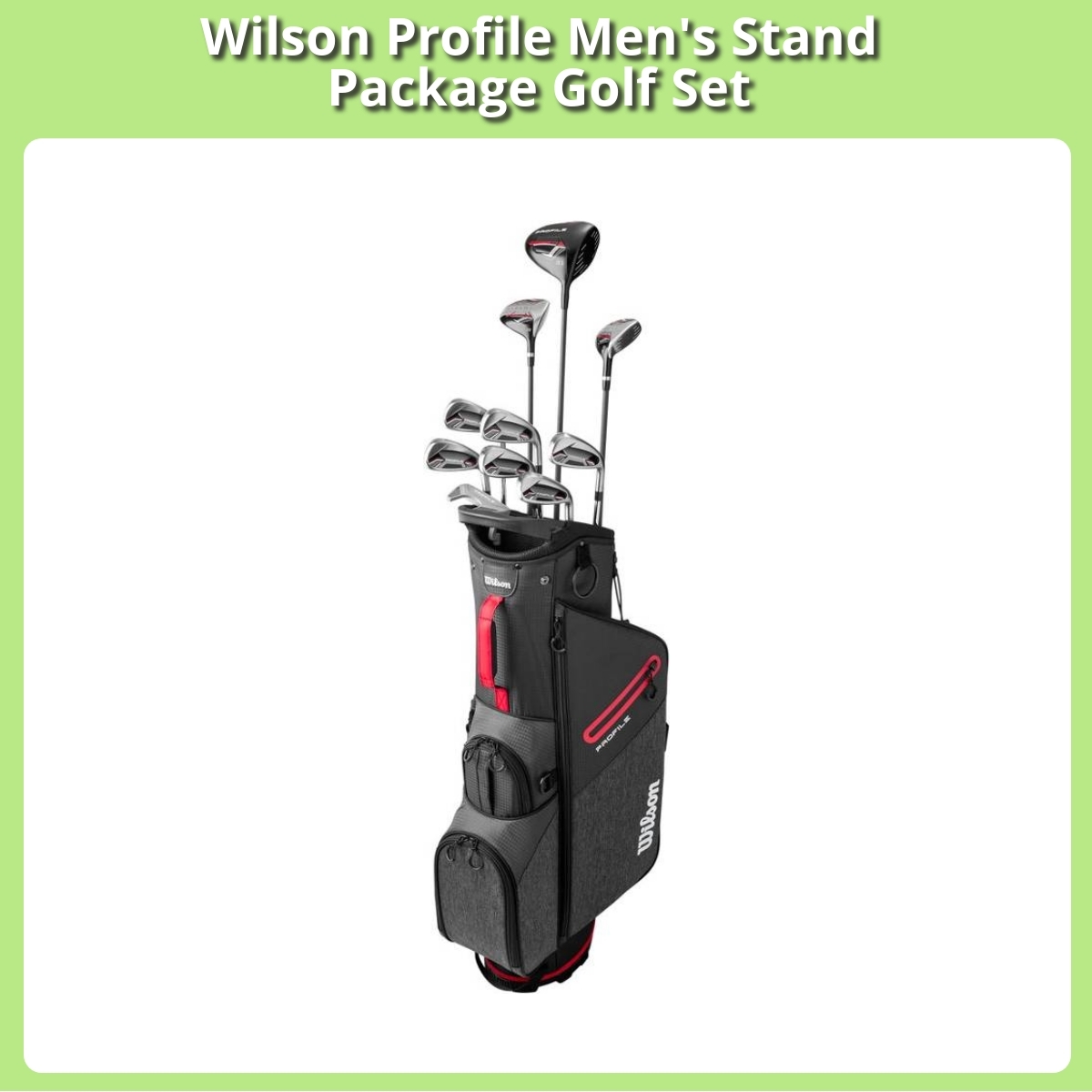 Anmeldelse af Wilson Profile Men's Stand Package Golf Set