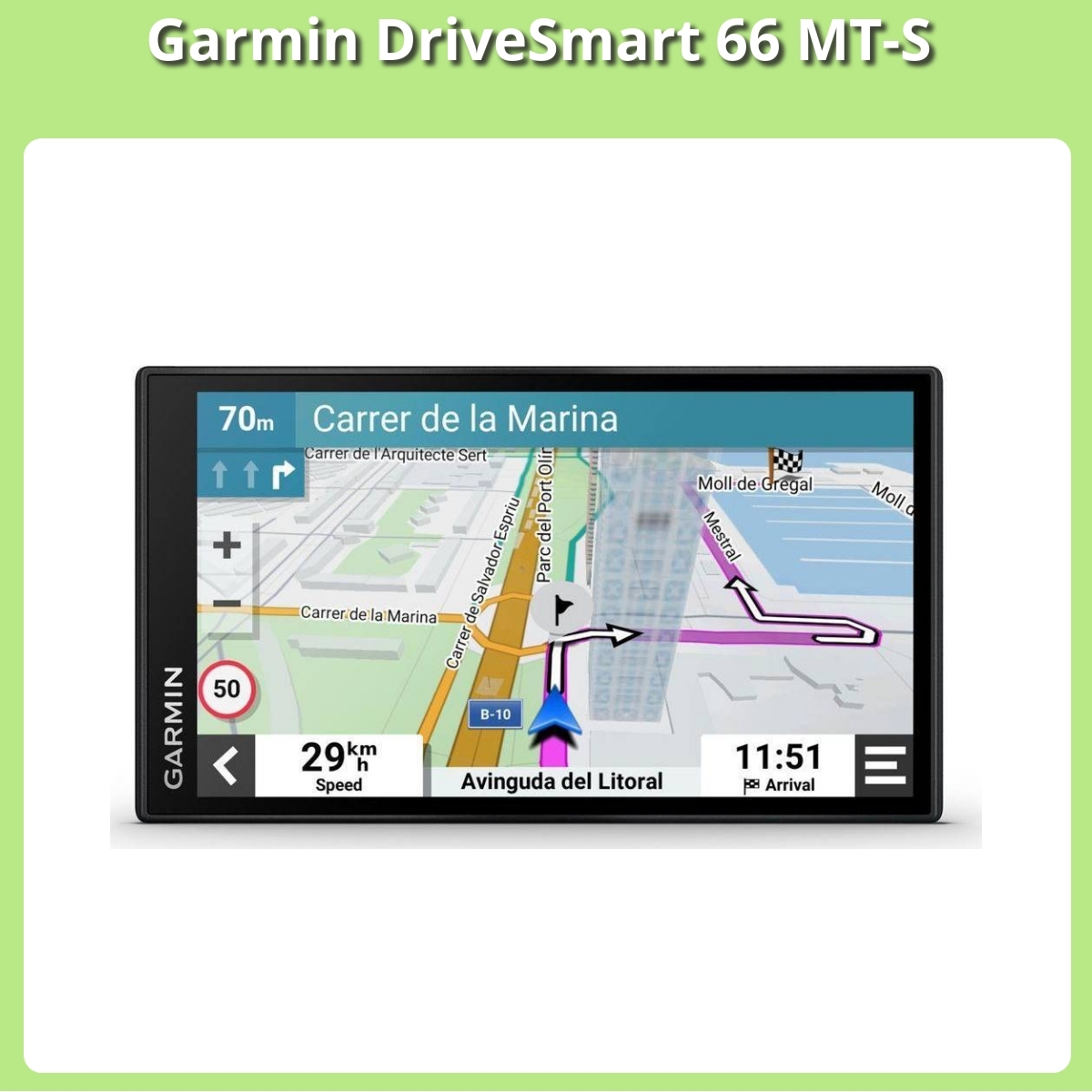 Anmeldelse af Garmin DriveSmart 66 MT-S