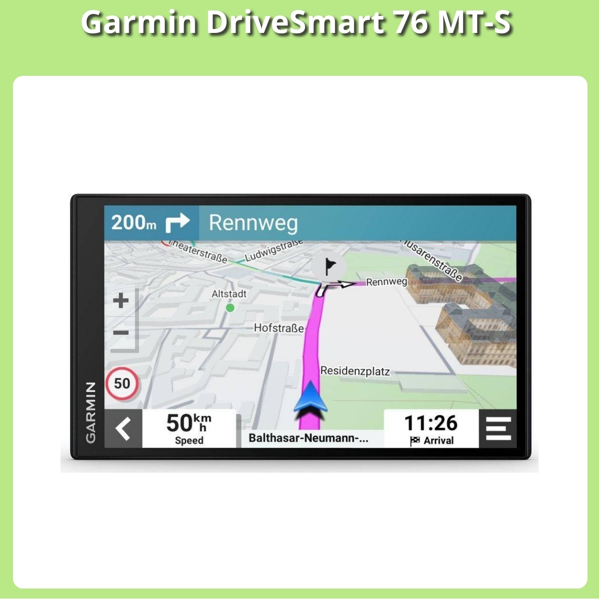 Anmeldelse af Garmin DriveSmart 76 MT-S