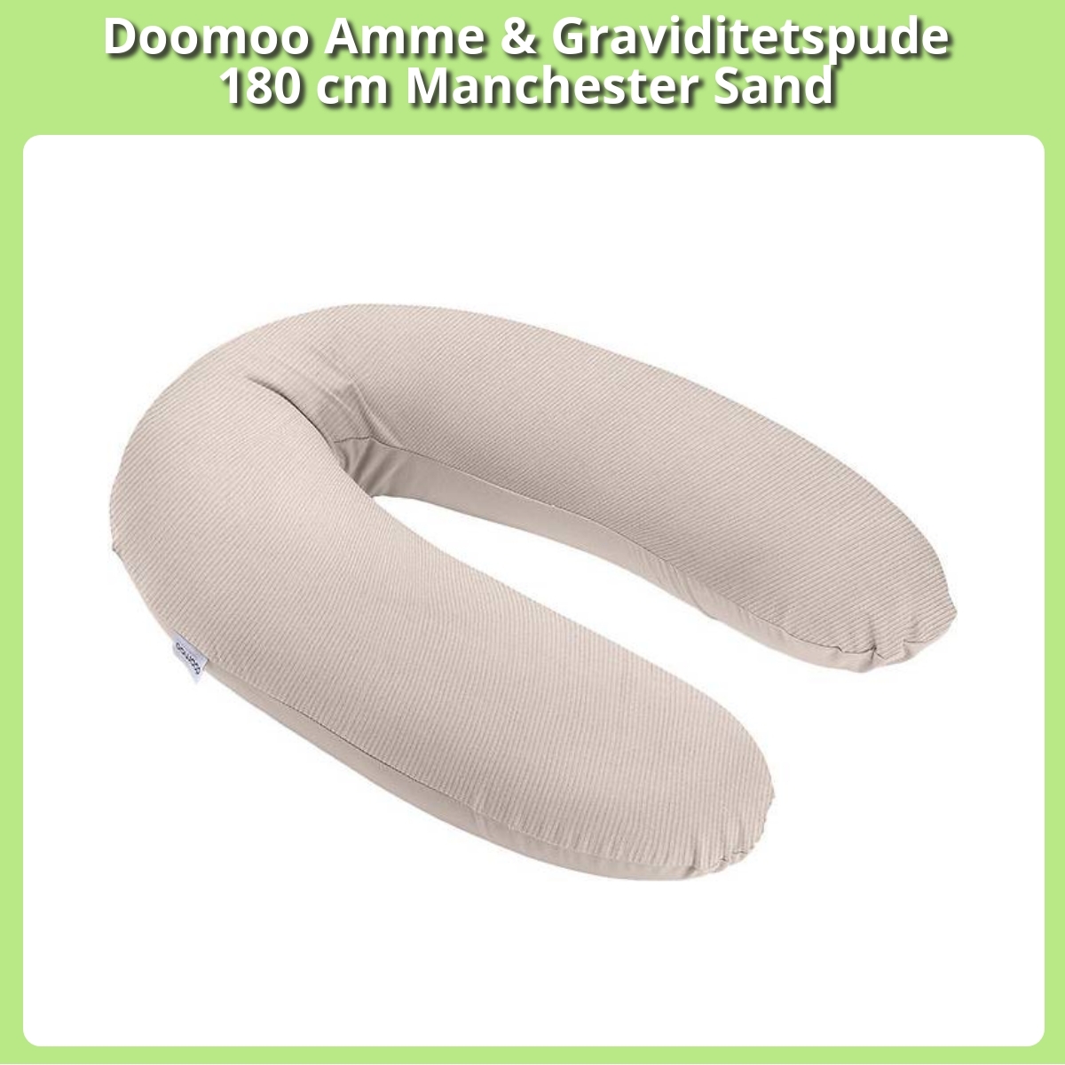 Anmeldelse af Doomoo Amme & Graviditetspude 180 cm Manchester Sand
