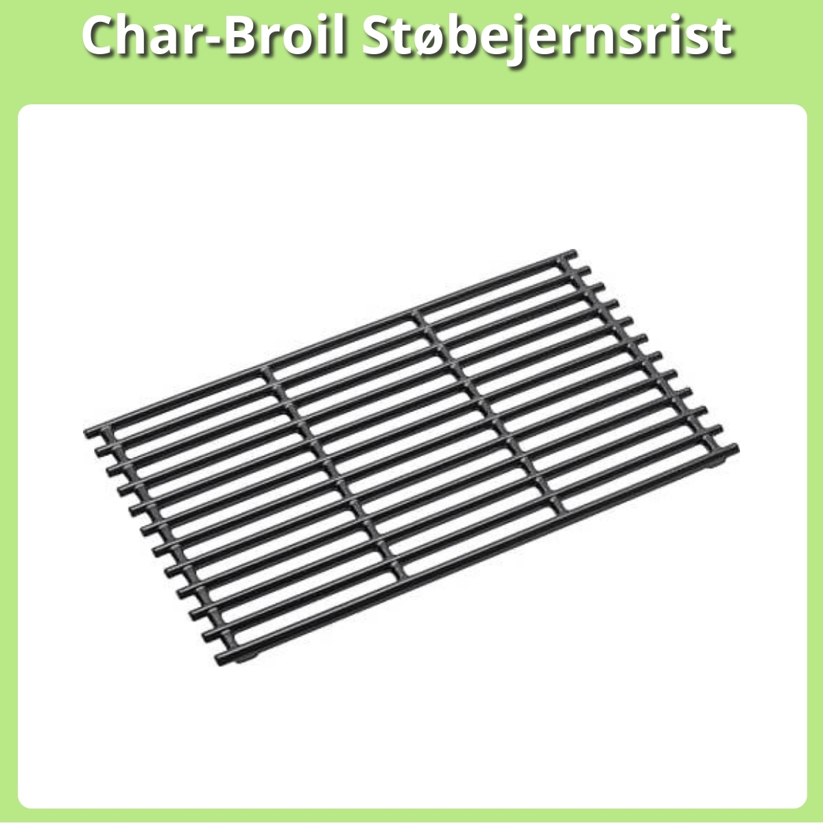 Anmeldelse af Char-Broil Støbejernsrist