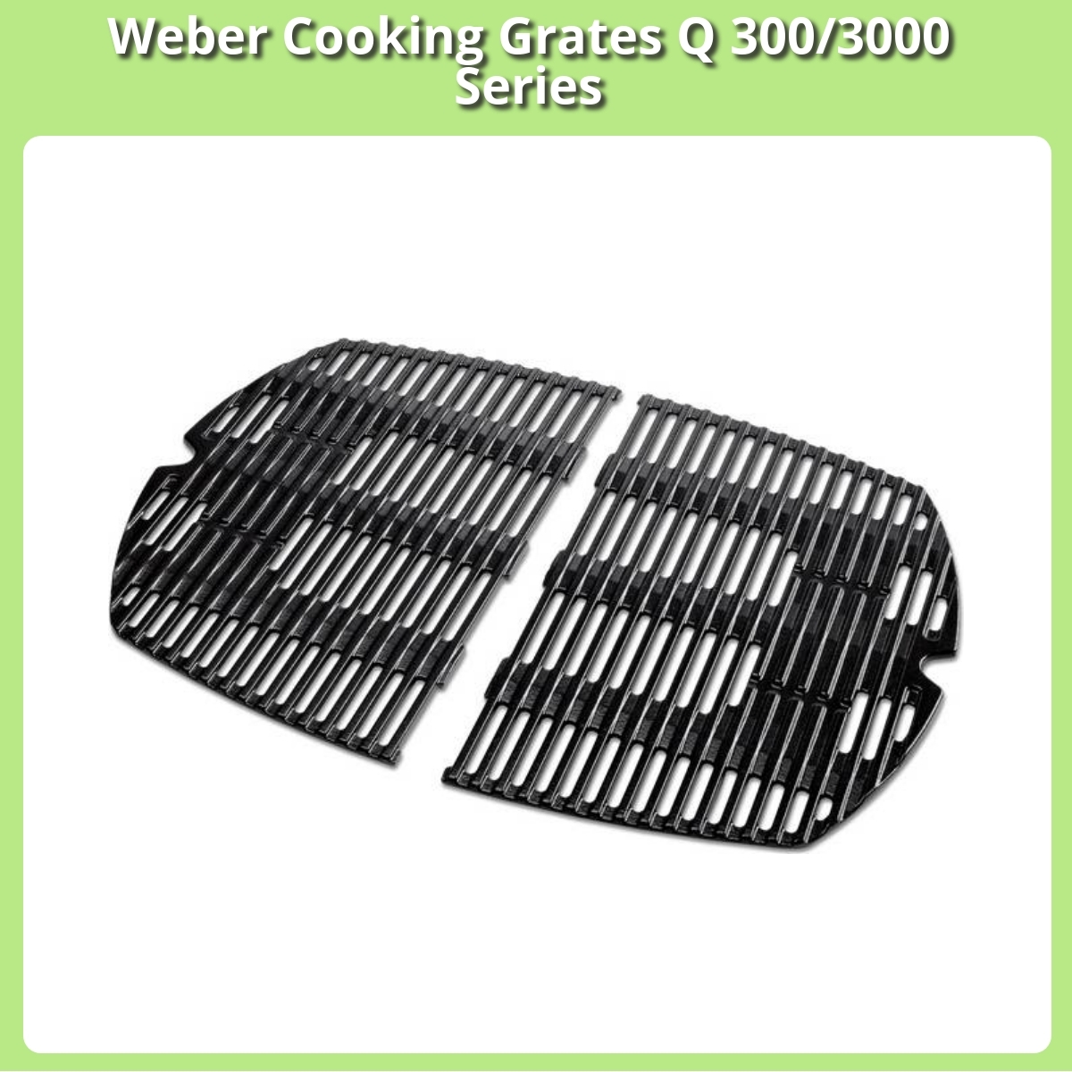 Anmeldelse af Weber Cooking Grates Q 300/3000 Series