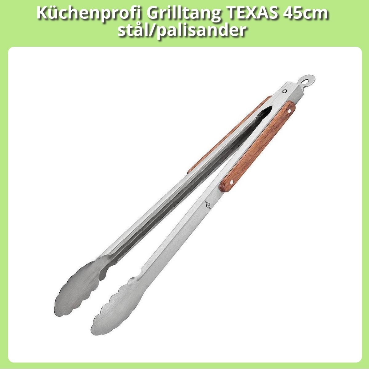 Anmeldelse af Küchenprofi Grilltang TEXAS 45cm stål/palisander