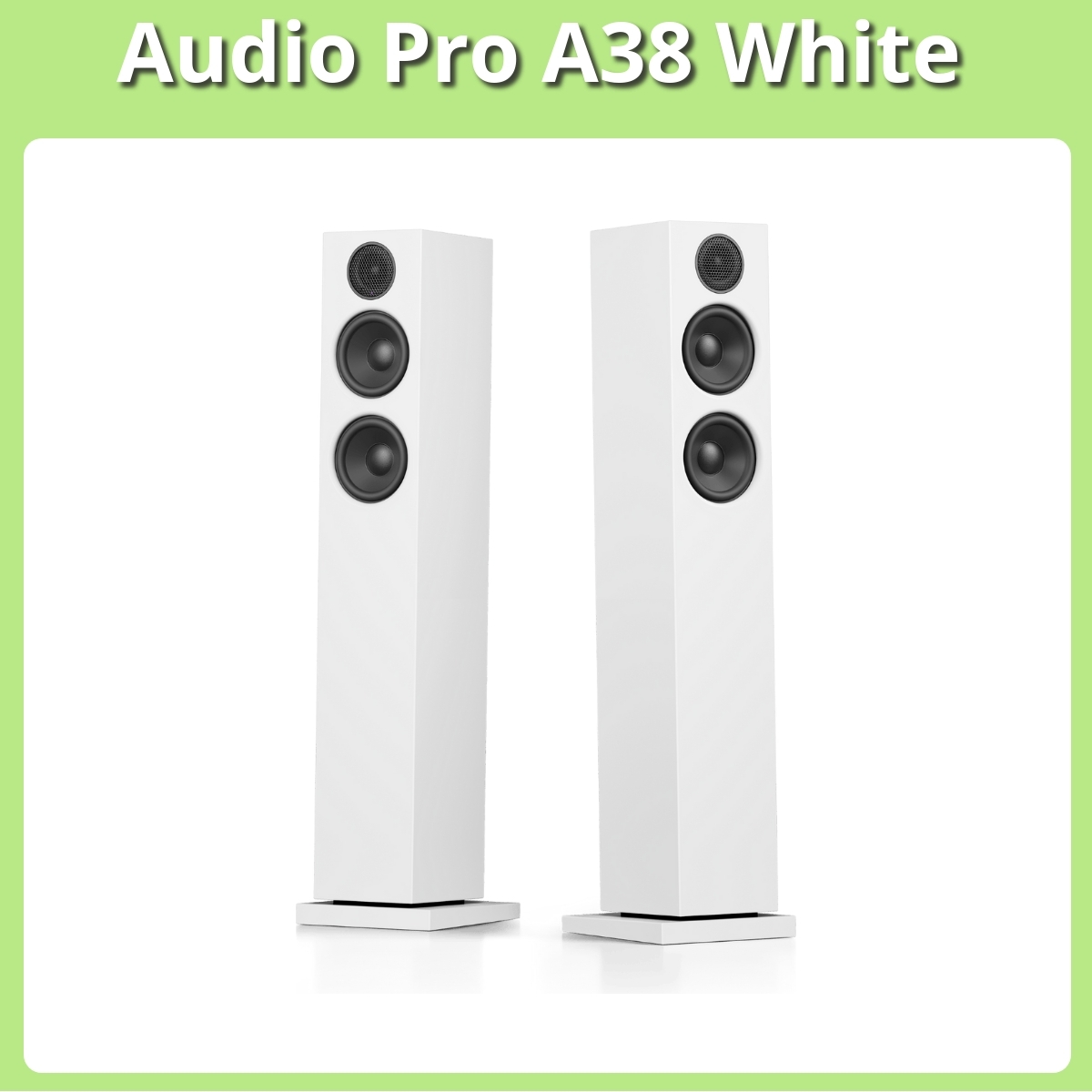 Anmeldelse af Audio Pro A38 White