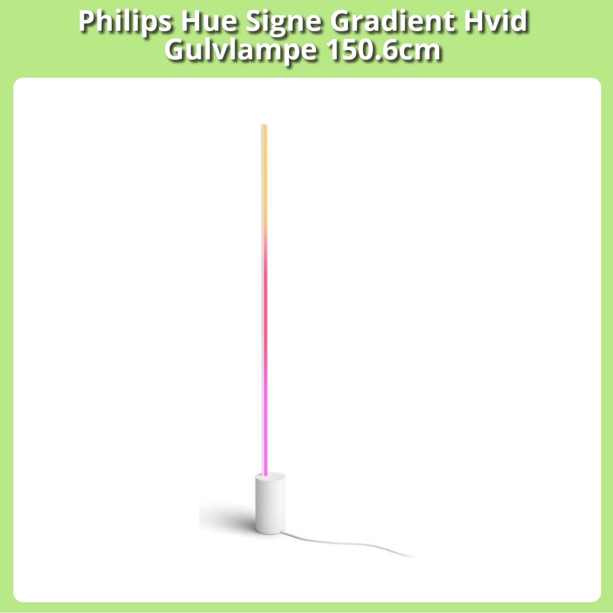 Anmeldelse af Philips Hue Signe Gradient Hvid Gulvlampe 150.6cm