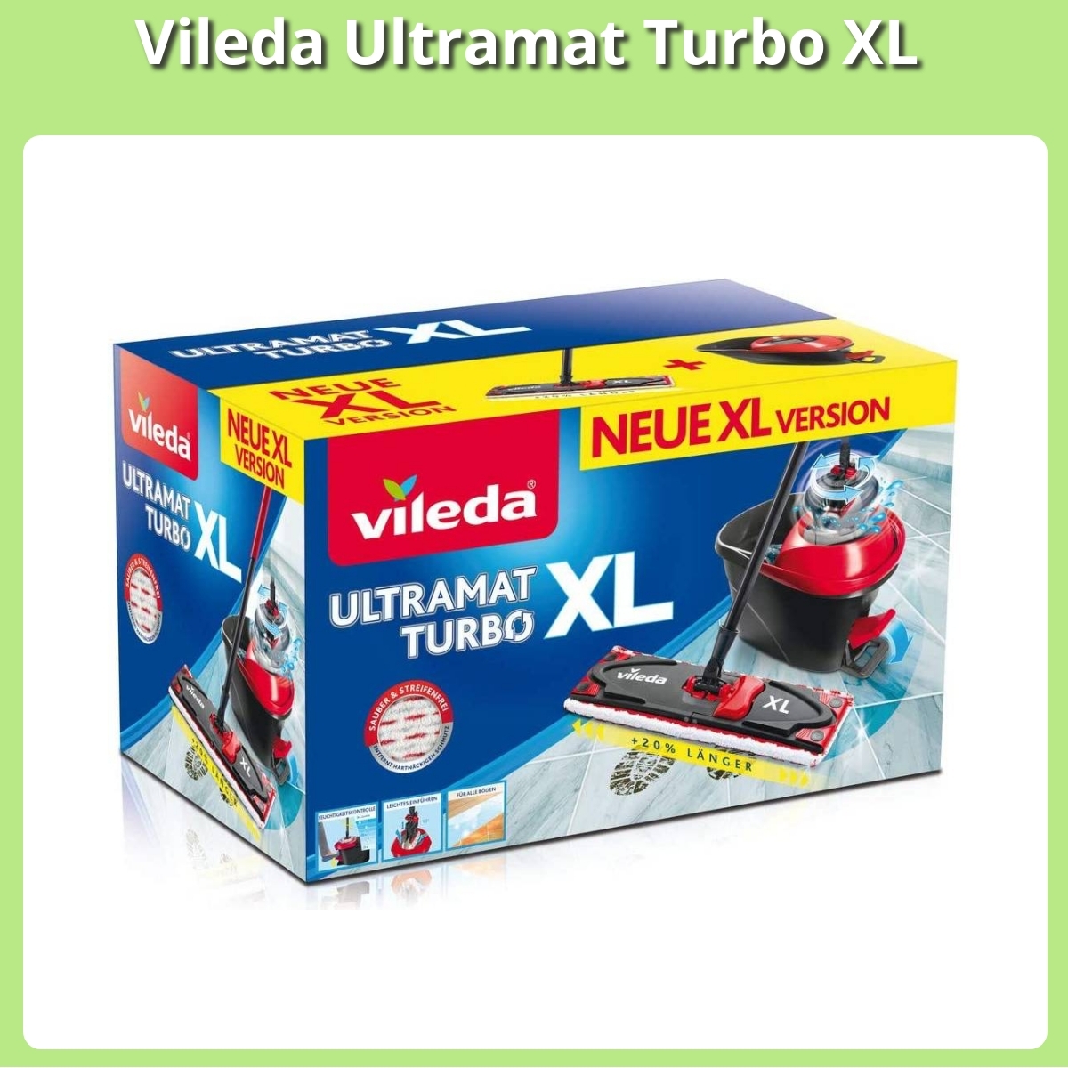 Anmeldelse af Vileda Ultramat Turbo XL