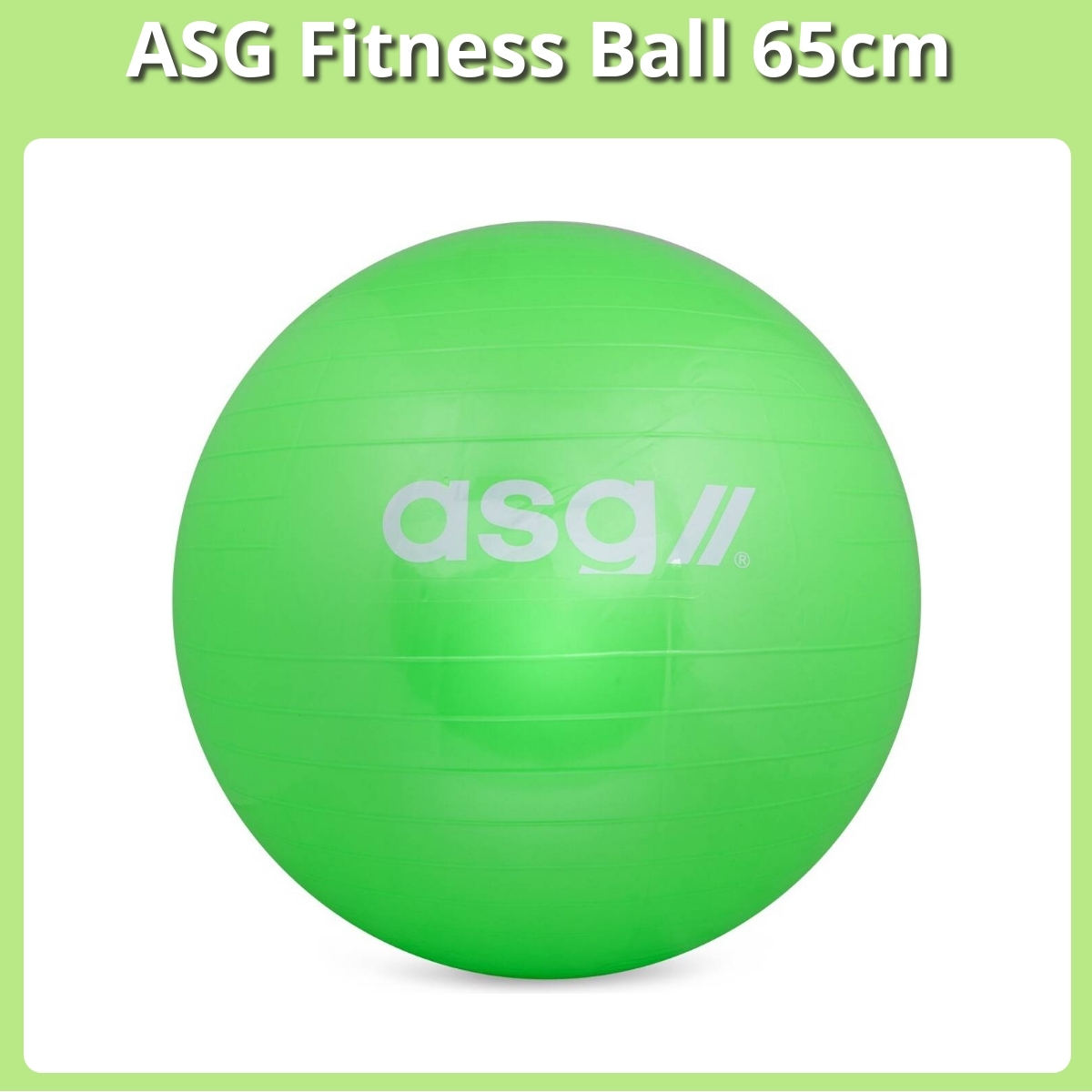 Anmeldelse af ASG Fitness Ball 65cm