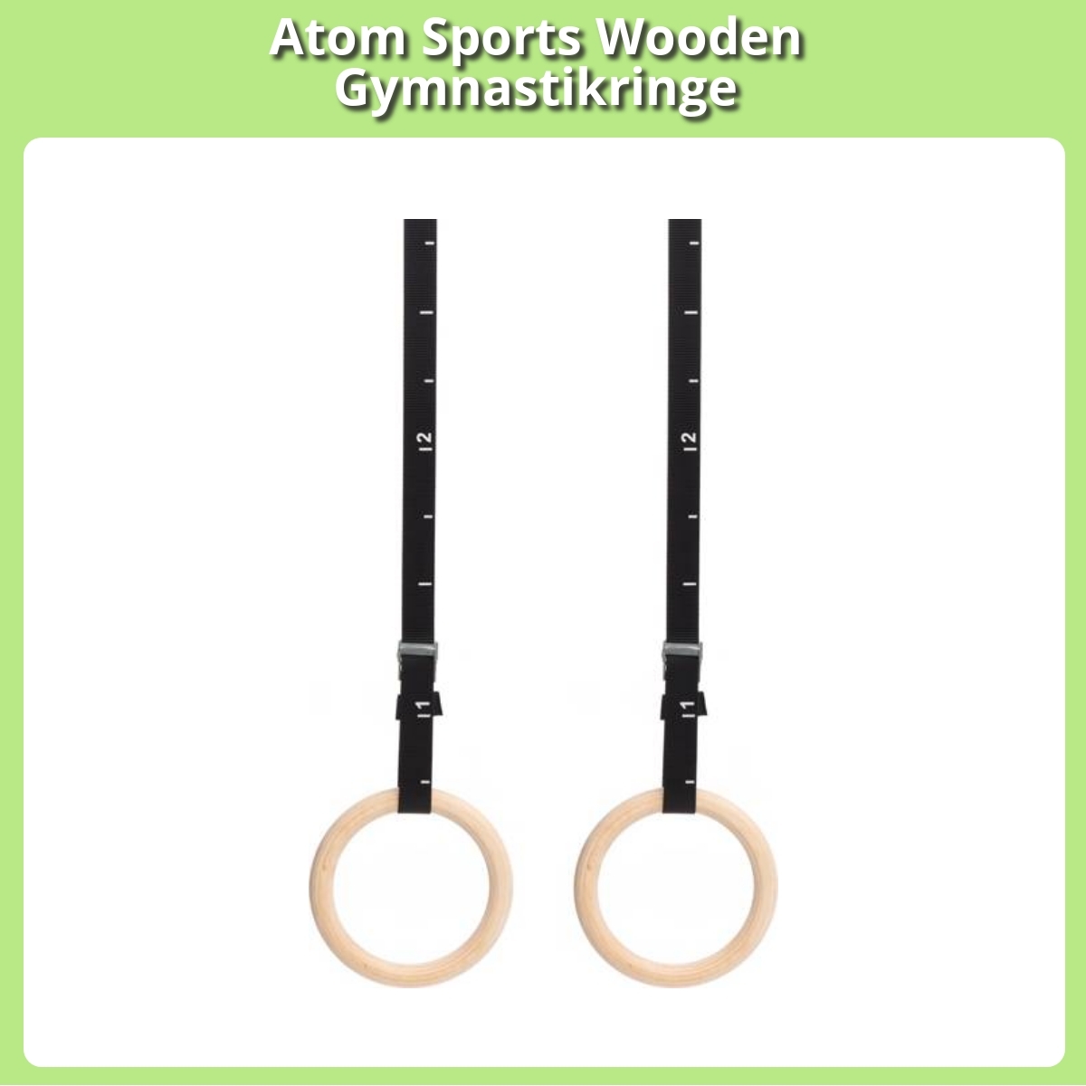 Anmeldelse af Atom Sports Wooden Gymnastikringe