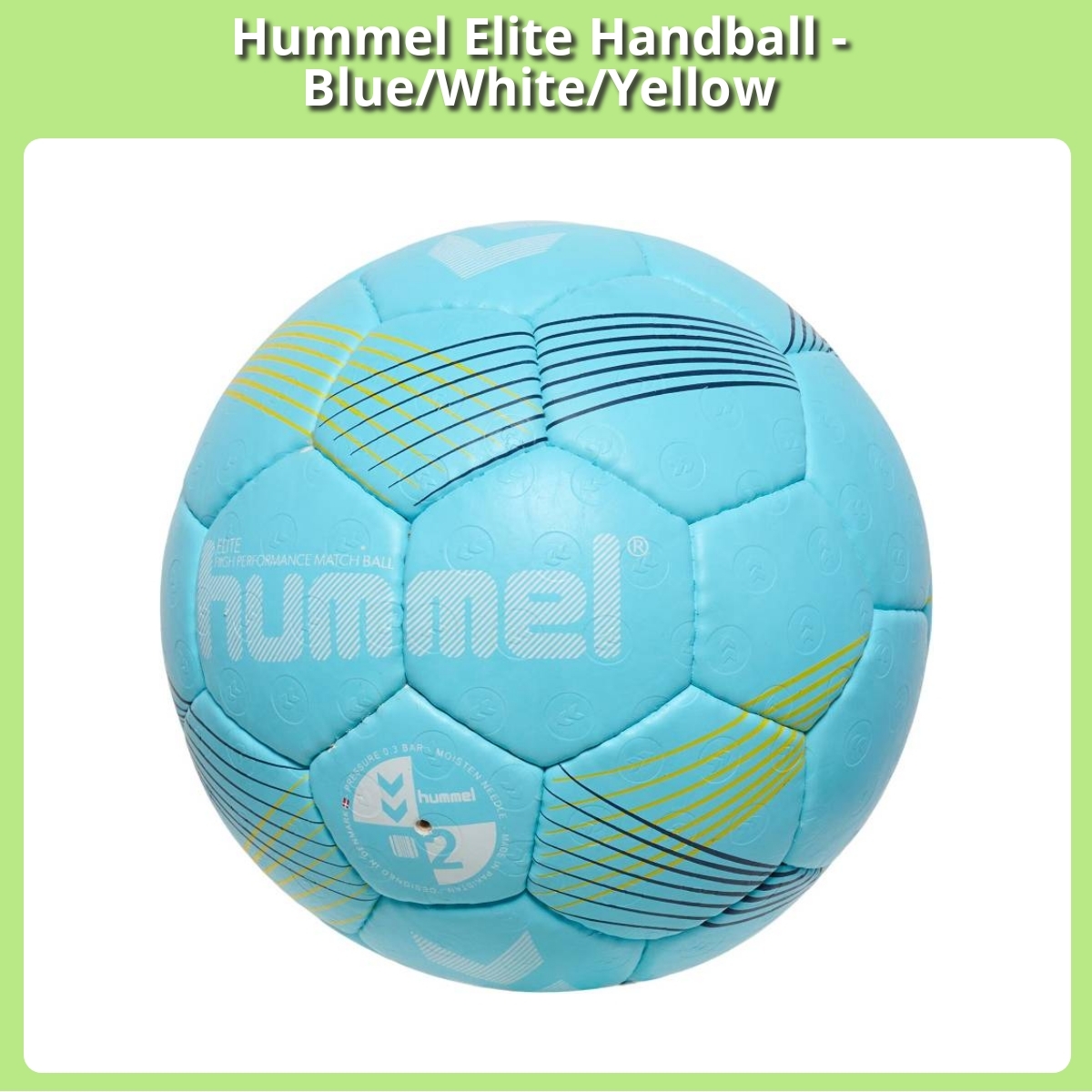 Anmeldelse af Hummel Elite Handball - Blue/White/Yellow