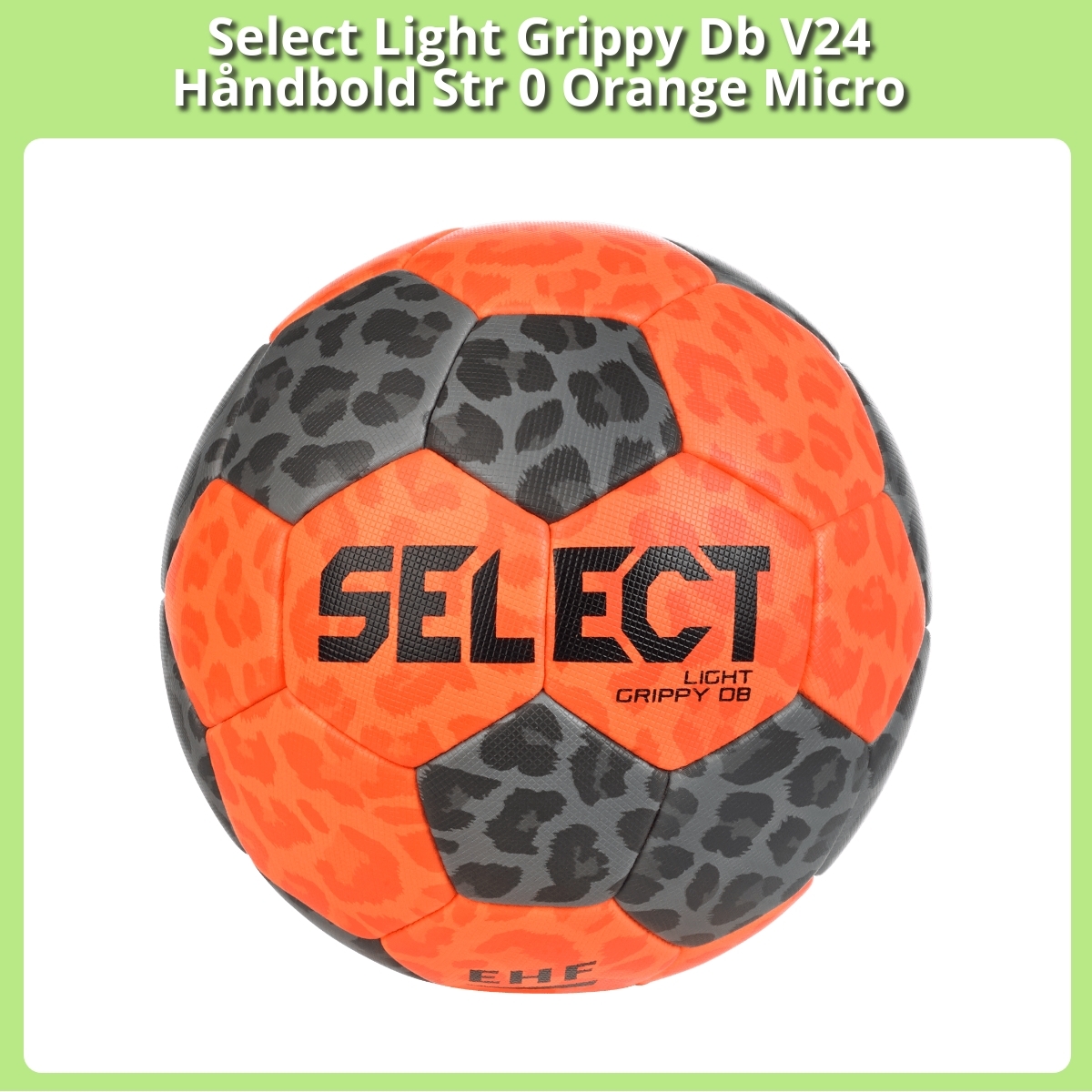 Anmeldelse af Select Light Grippy Db V24 Håndbold Str 0 Orange Micro