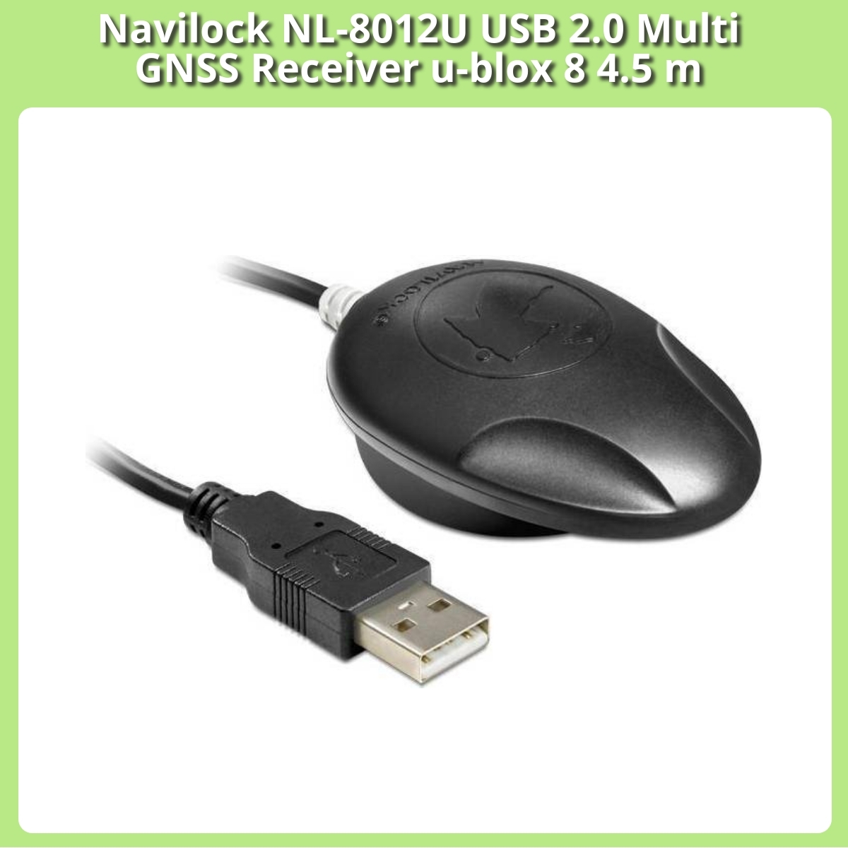 Anmeldelse af Navilock NL-8012U USB 2.0 Multi GNSS Receiver u-blox 8 4.5 m
