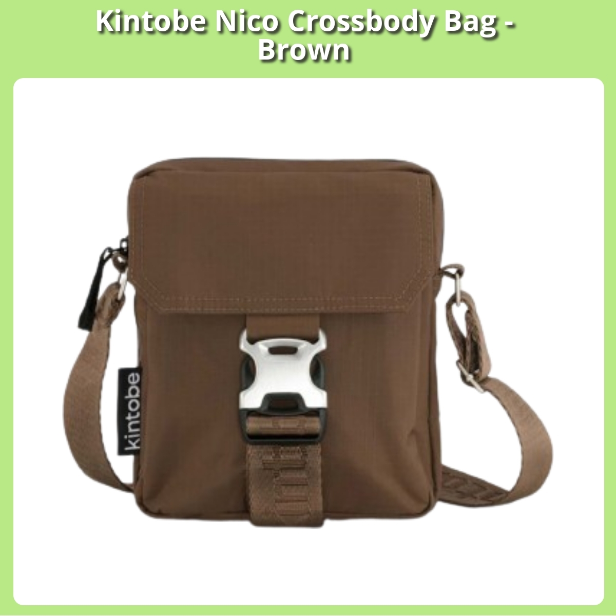 Anmeldelse af Kintobe Nico Crossbody Bag - Brown