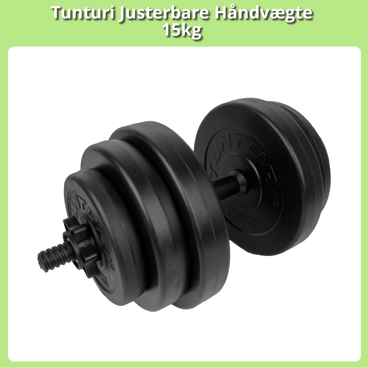 Anmeldelse af Tunturi Justerbare Håndvægte 15kg