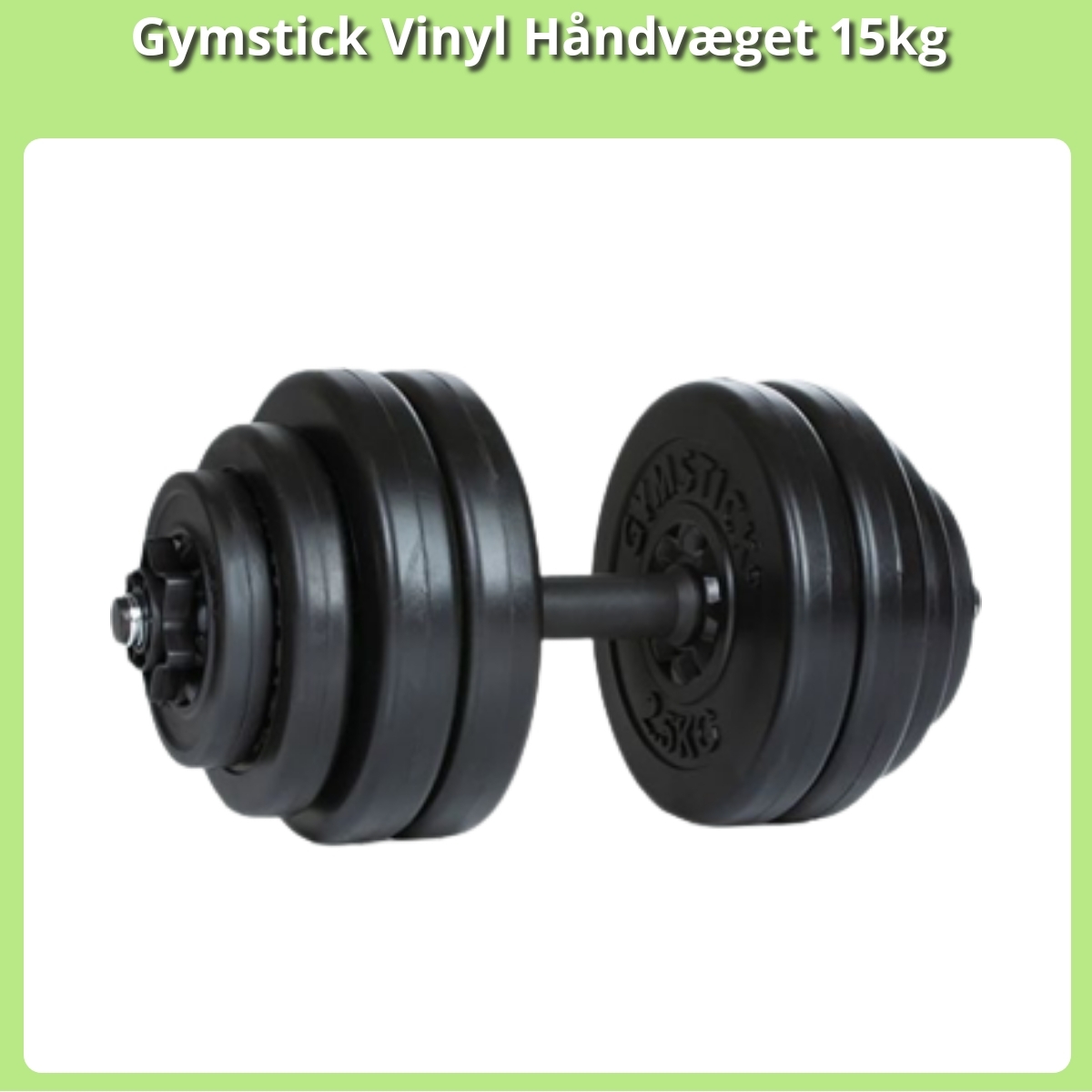 Anmeldelse af Gymstick Vinyl Håndvæget 15kg