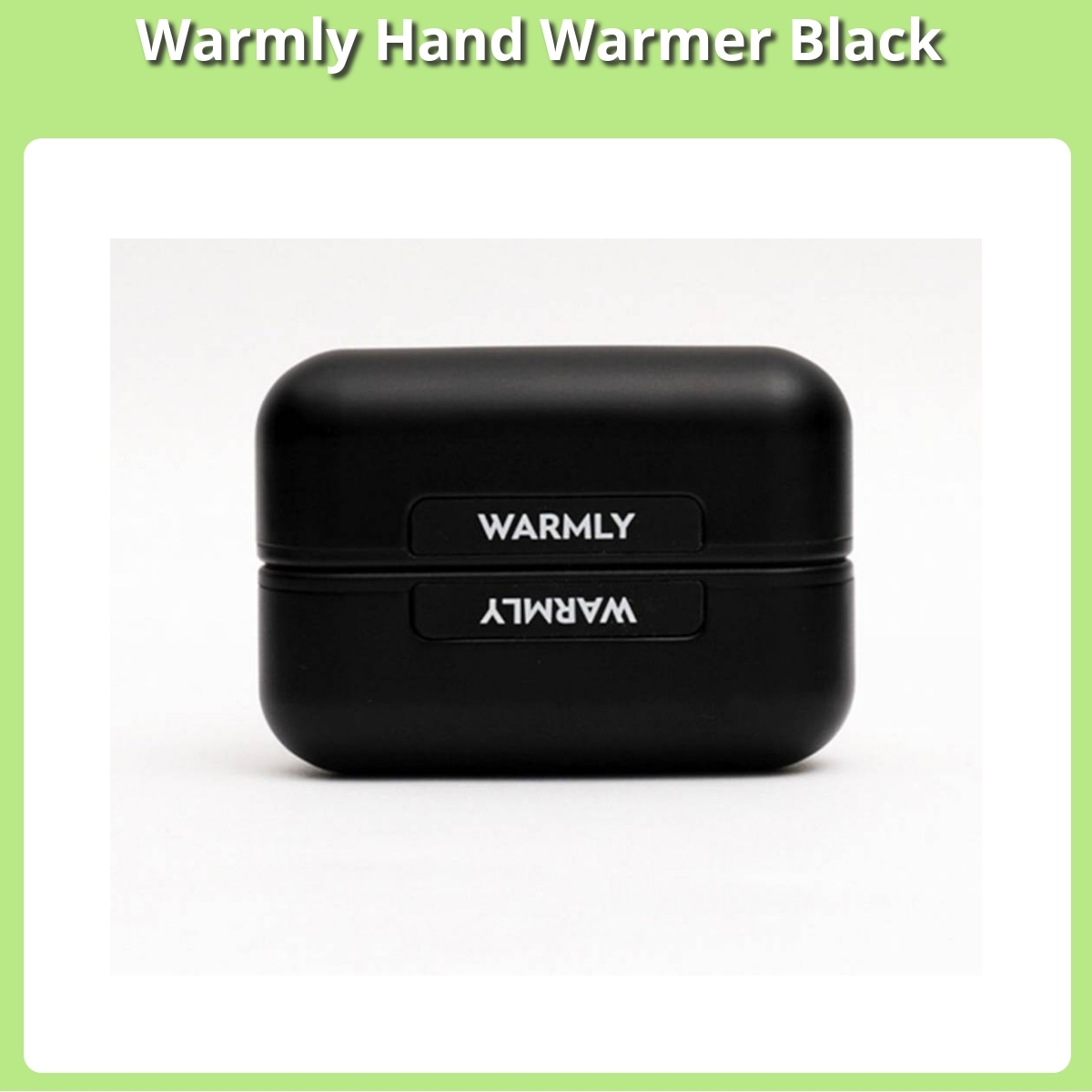 Anmeldelse af Warmly Hand Warmer Black