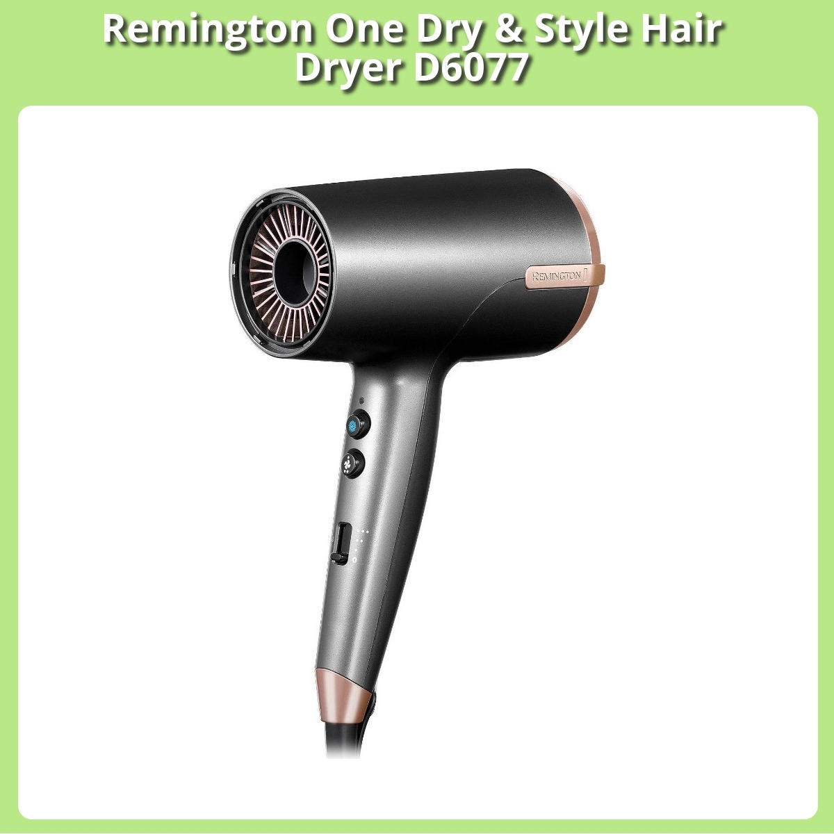 Anmeldelse af Remington One Dry & Style Hair Dryer D6077