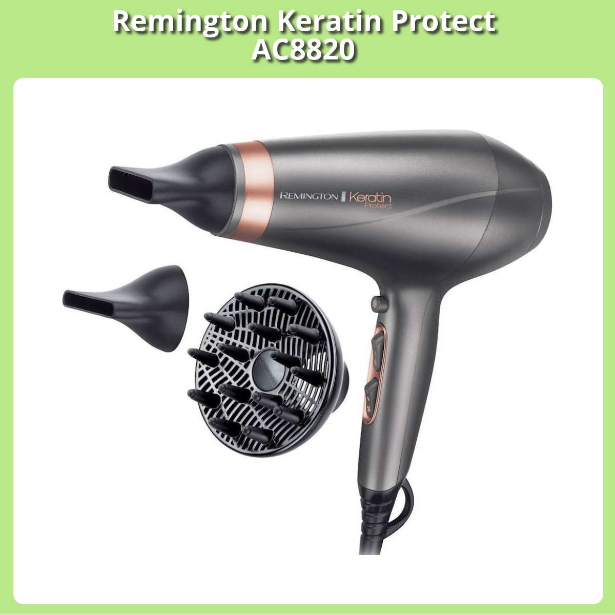 Anmeldelse af Remington Keratin Protect AC8820