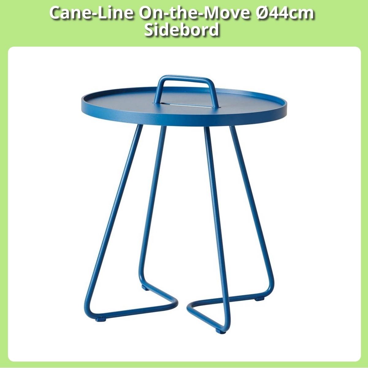 Anmeldelse af Cane-Line On-the-Move Ø44cm Sidebord