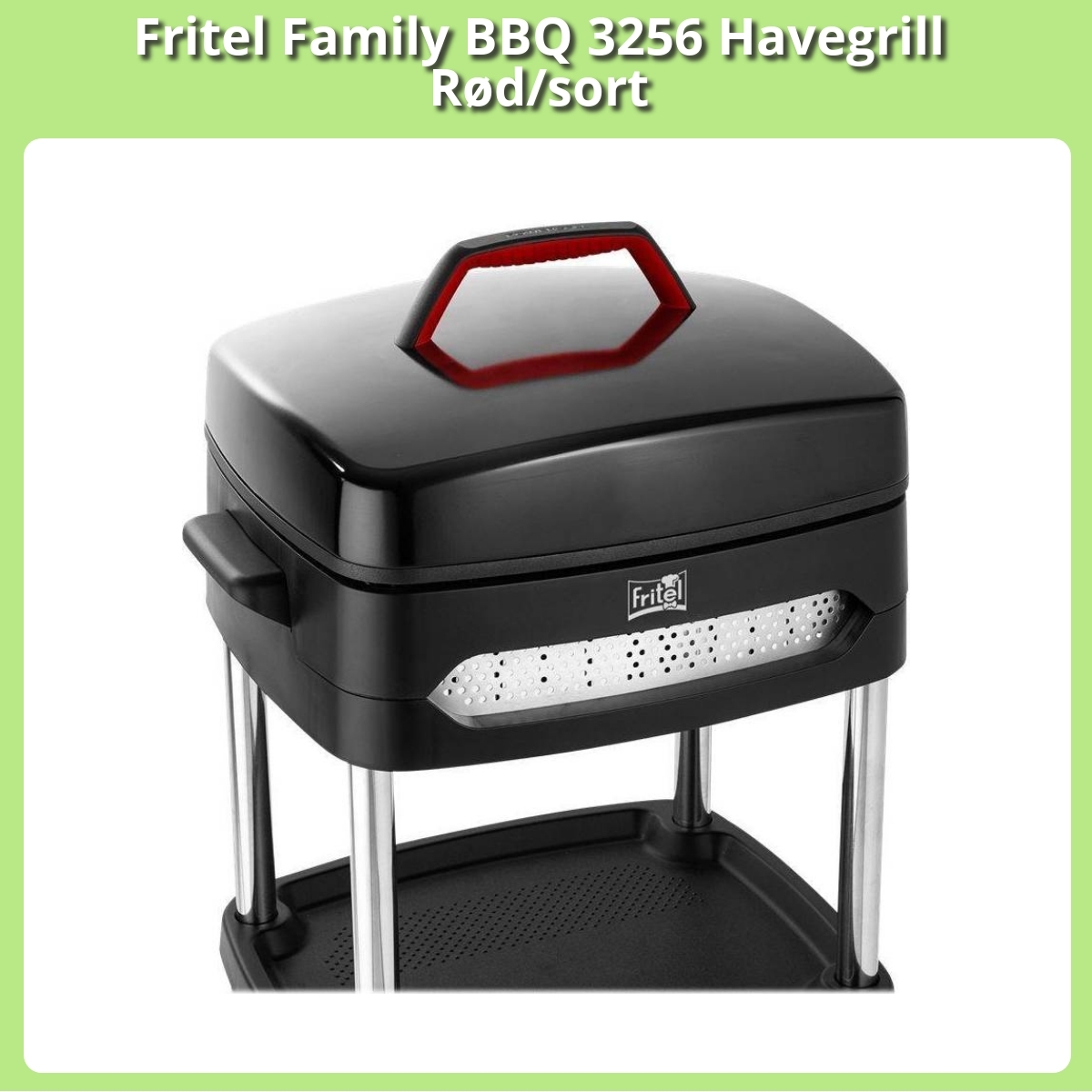 Anmeldelse af Fritel Family BBQ 3256 Havegrill Rød/sort
