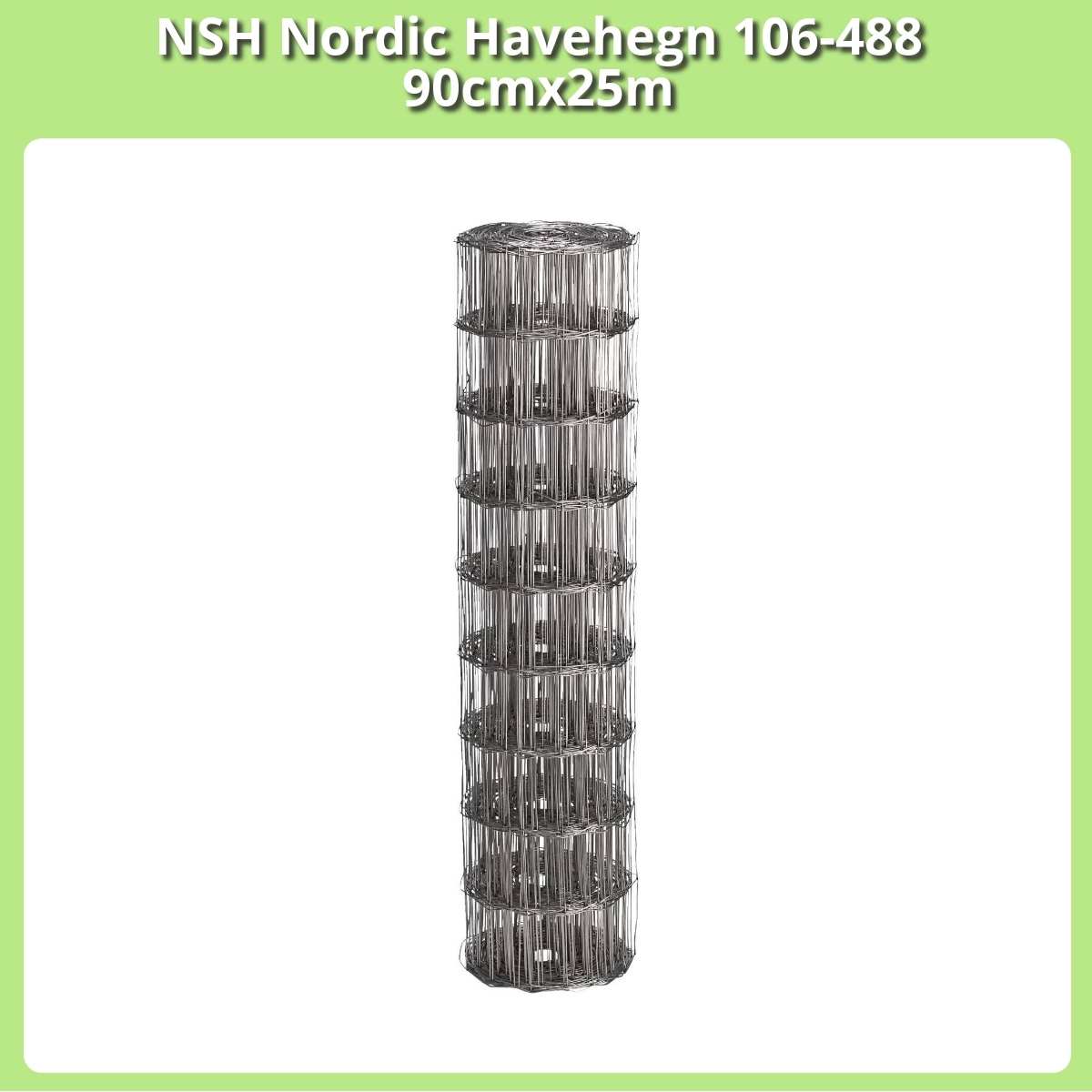 Anmeldelse af NSH Nordic Havehegn 106-488 90cmx25m